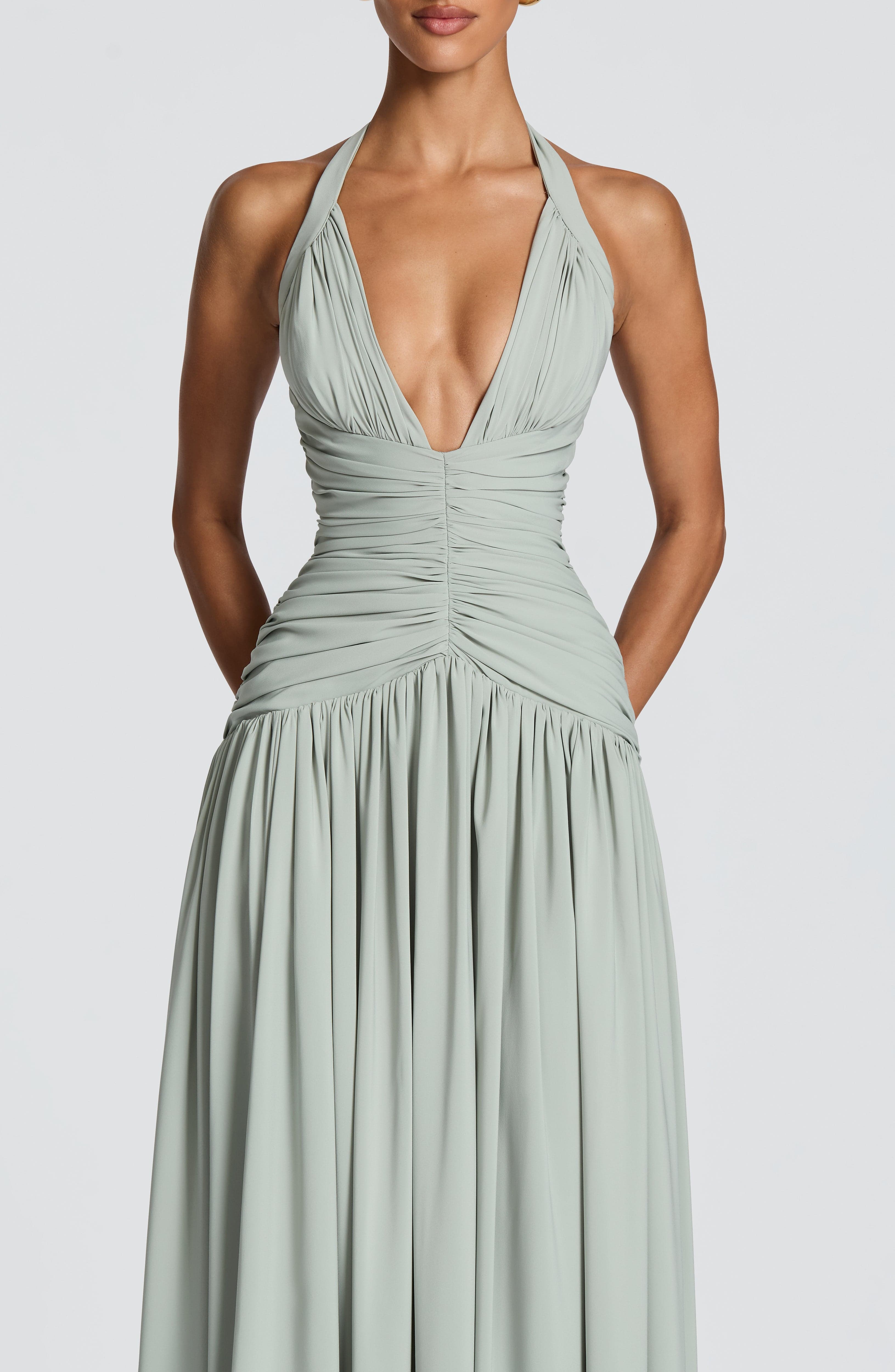 minilena Amaris Maxi Dress Sage