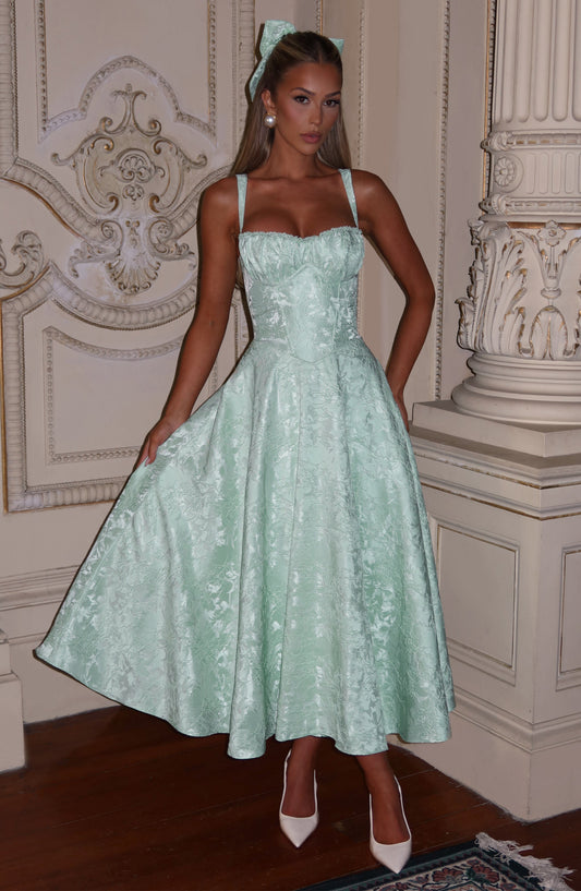 minilena Amity Midi Dress Mint