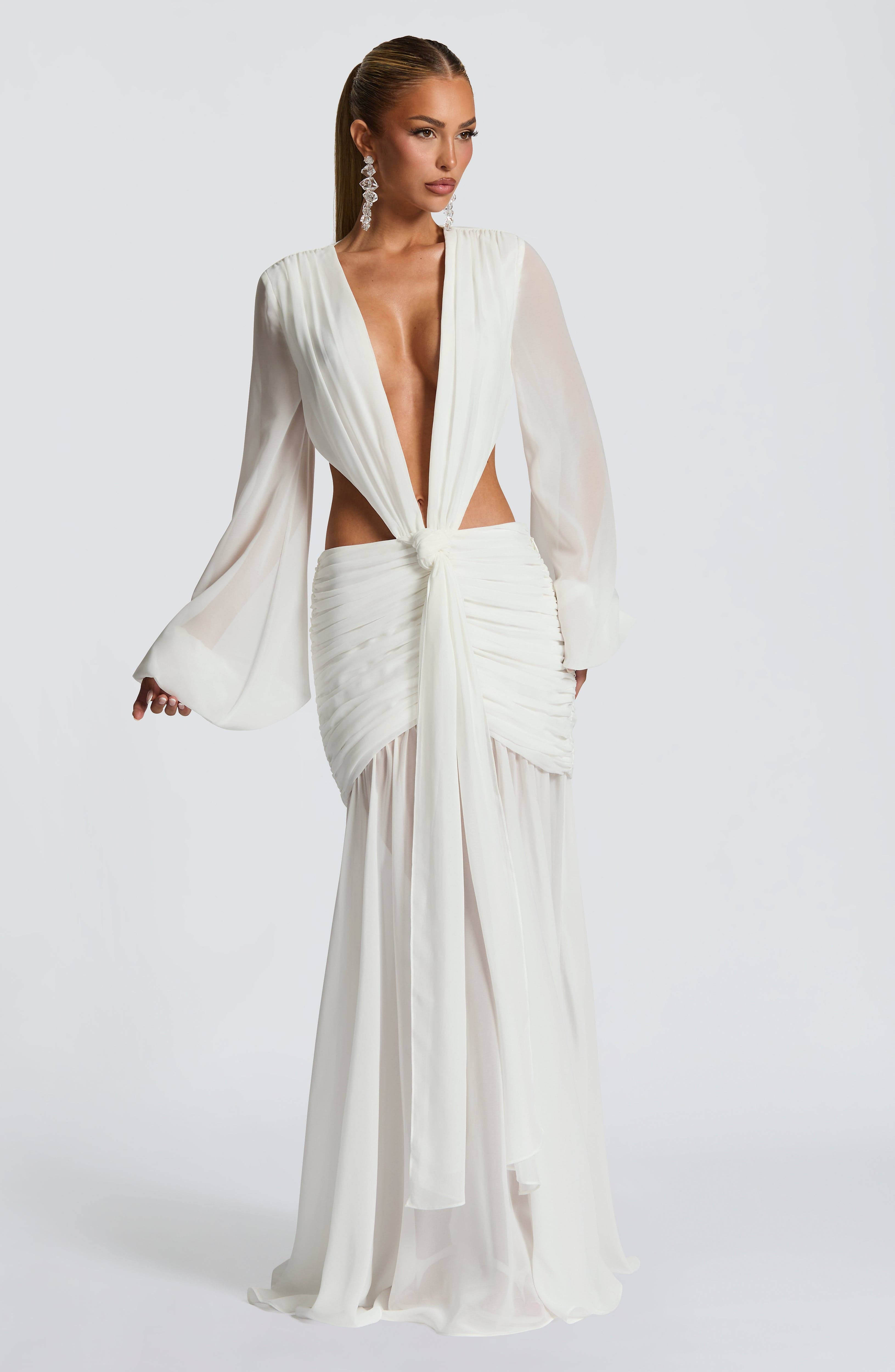 minilena Andrina Maxi Dress Ivory