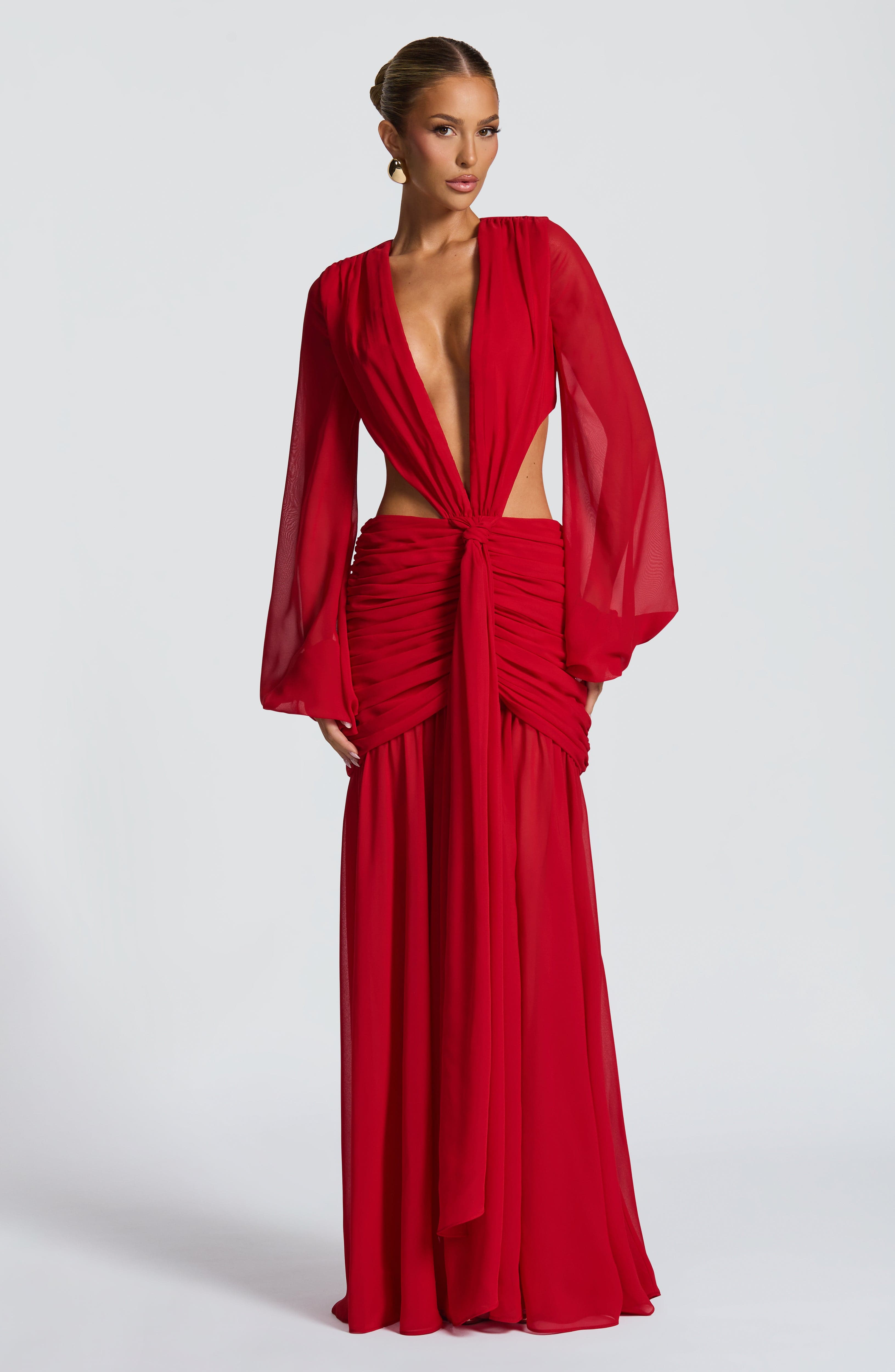 minilena Andrina Maxi Dress Red