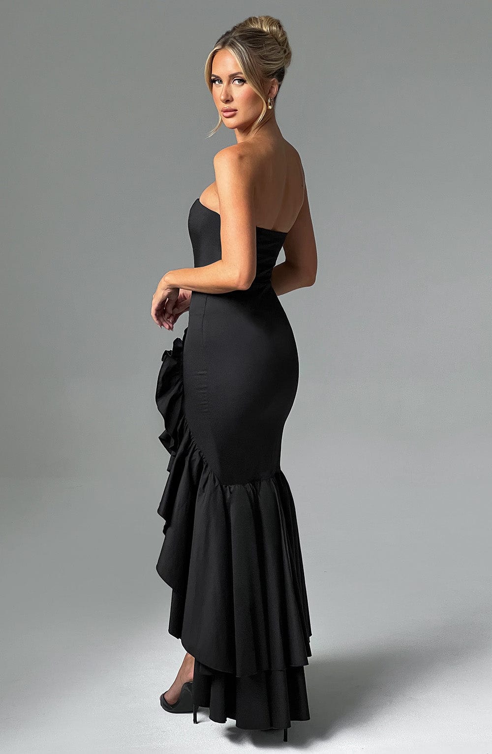 minilena Angelina Maxi Dress Black