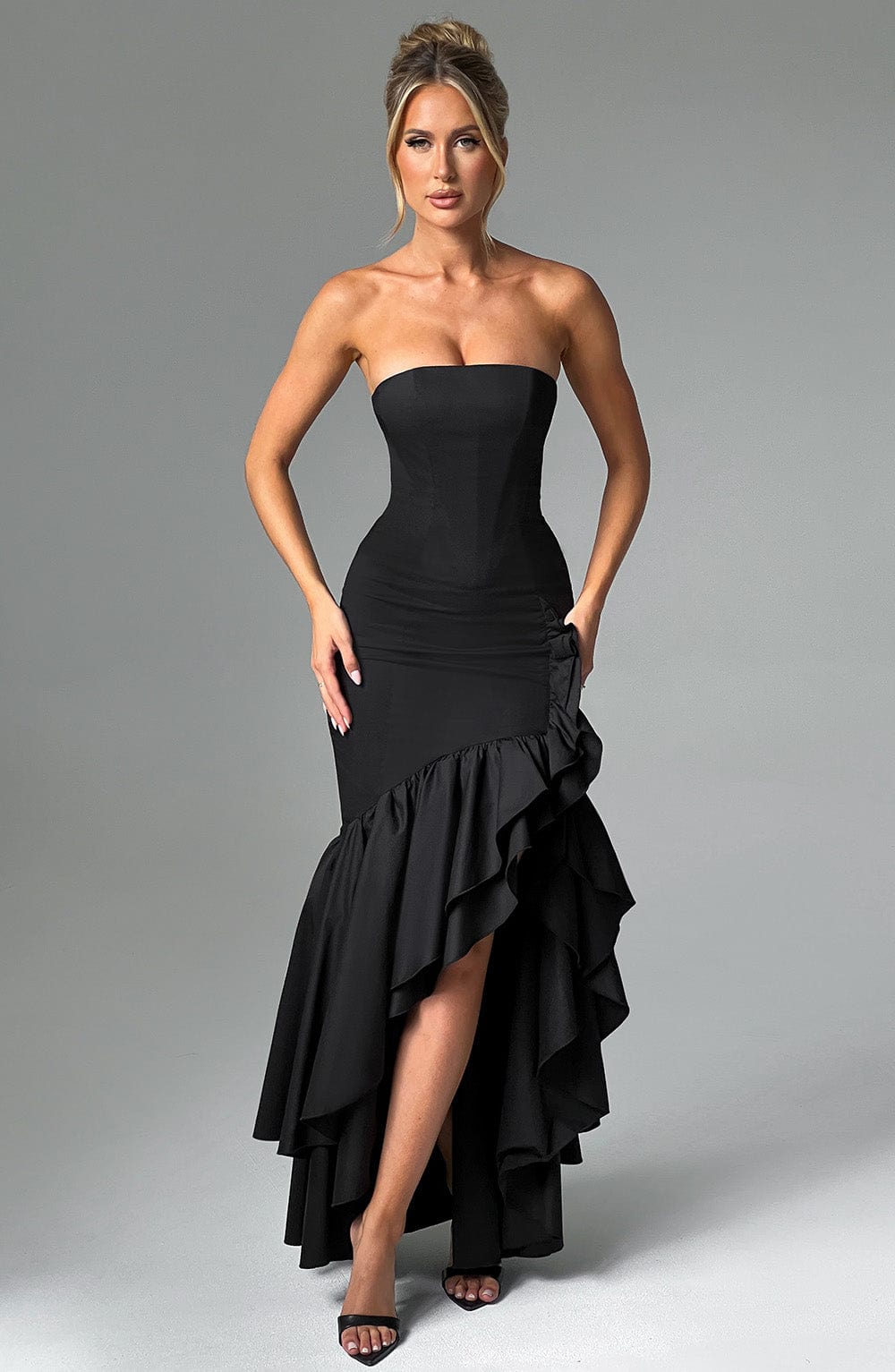 minilena Angelina Maxi Dress Black