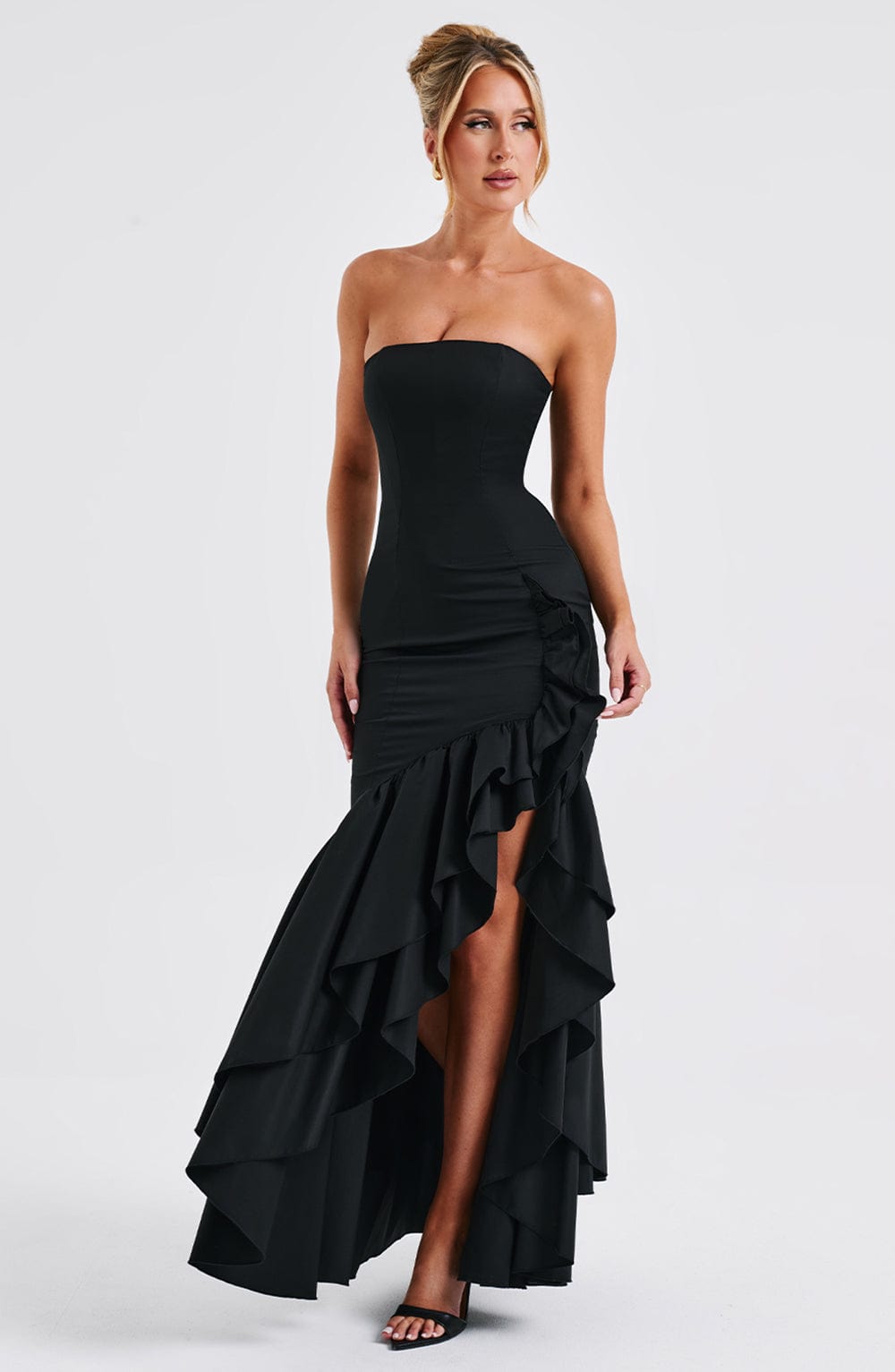 minilena Angelina Maxi Dress Black