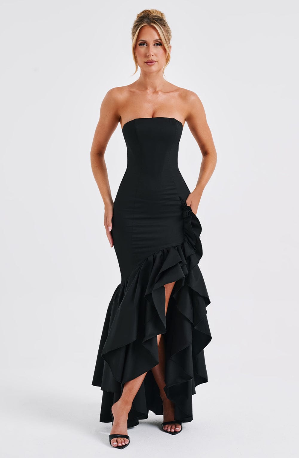 minilena Angelina Maxi Dress Black