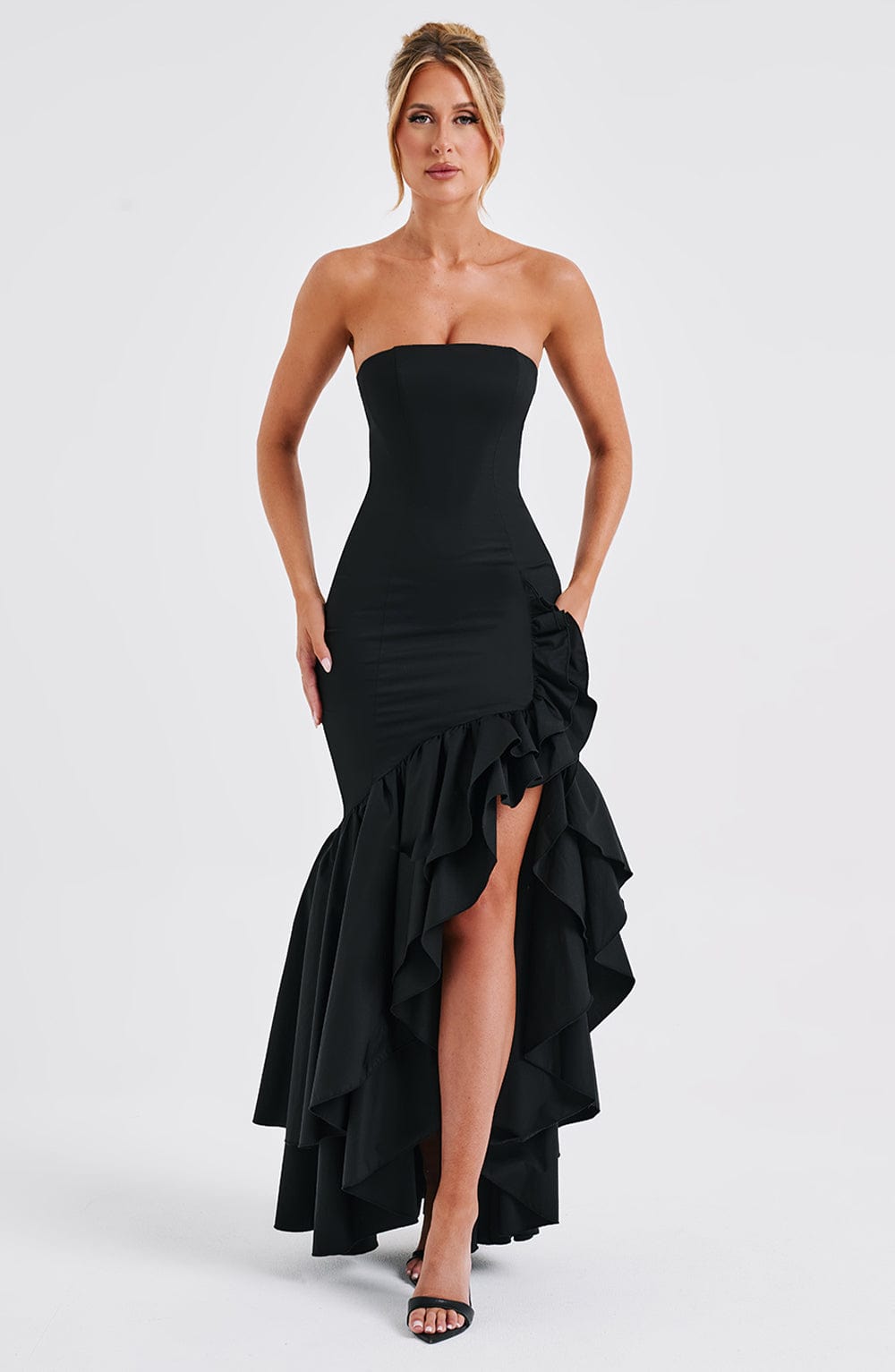 minilena Angelina Maxi Dress Black
