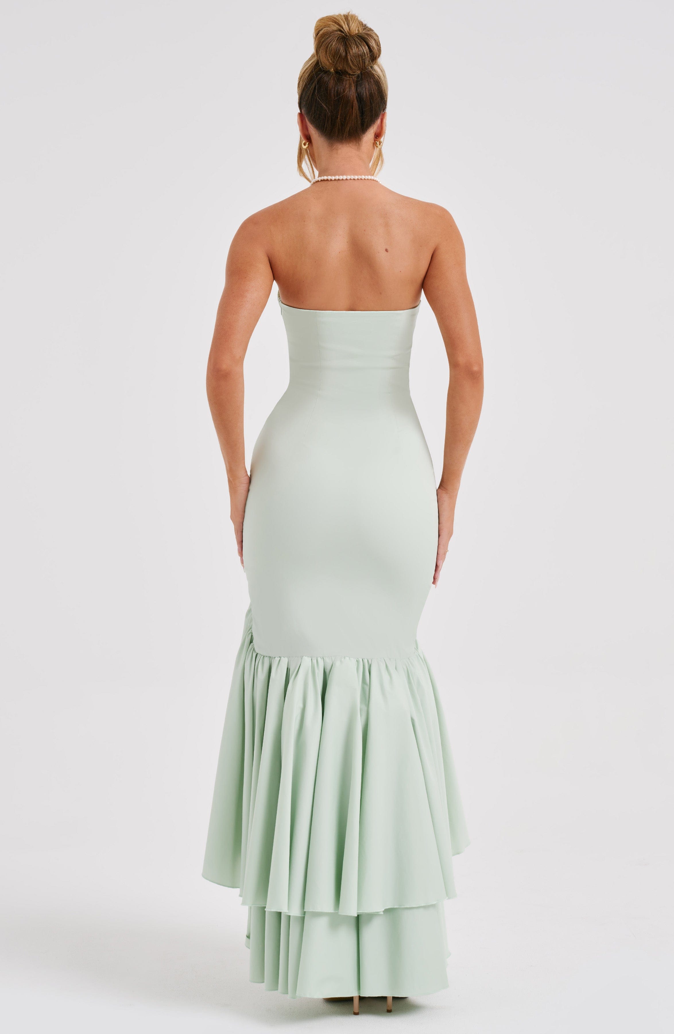 minilena Angelina Maxi Dress Sage