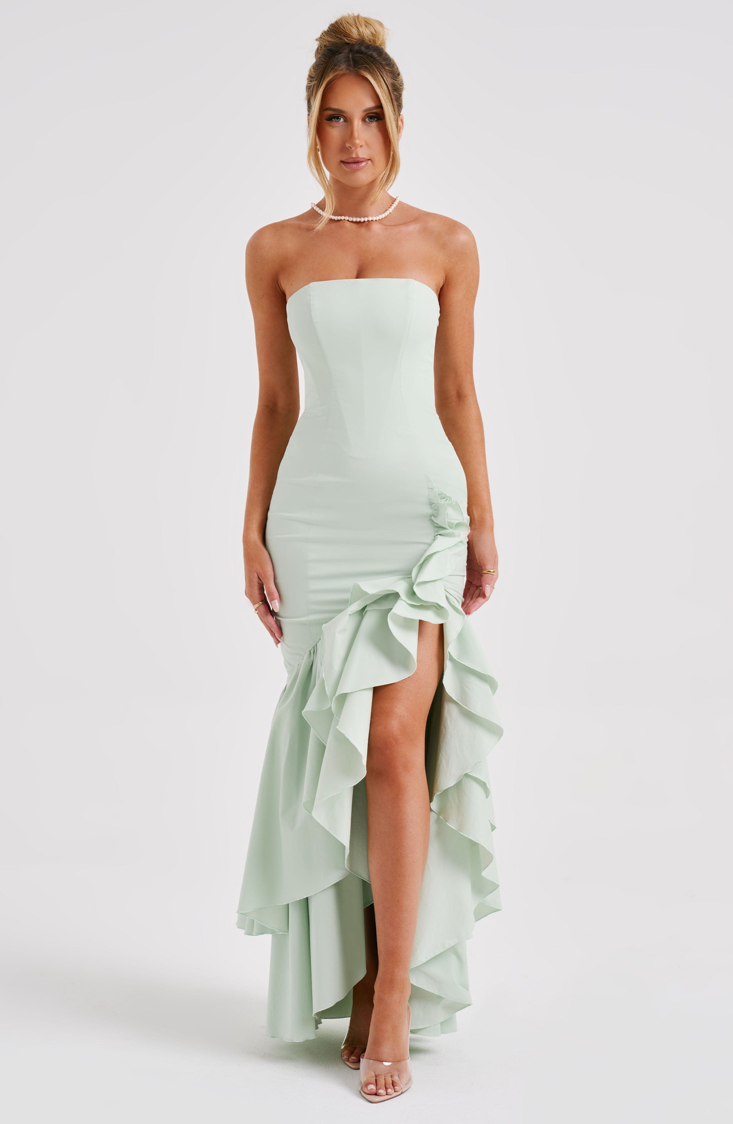 minilena Angelina Maxi Dress Sage