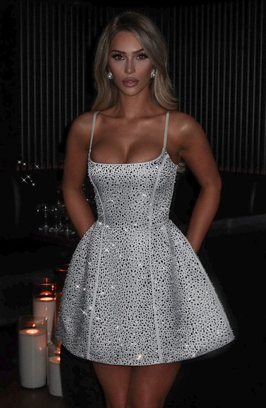 minilena Angelique Mini Dress Ivory
