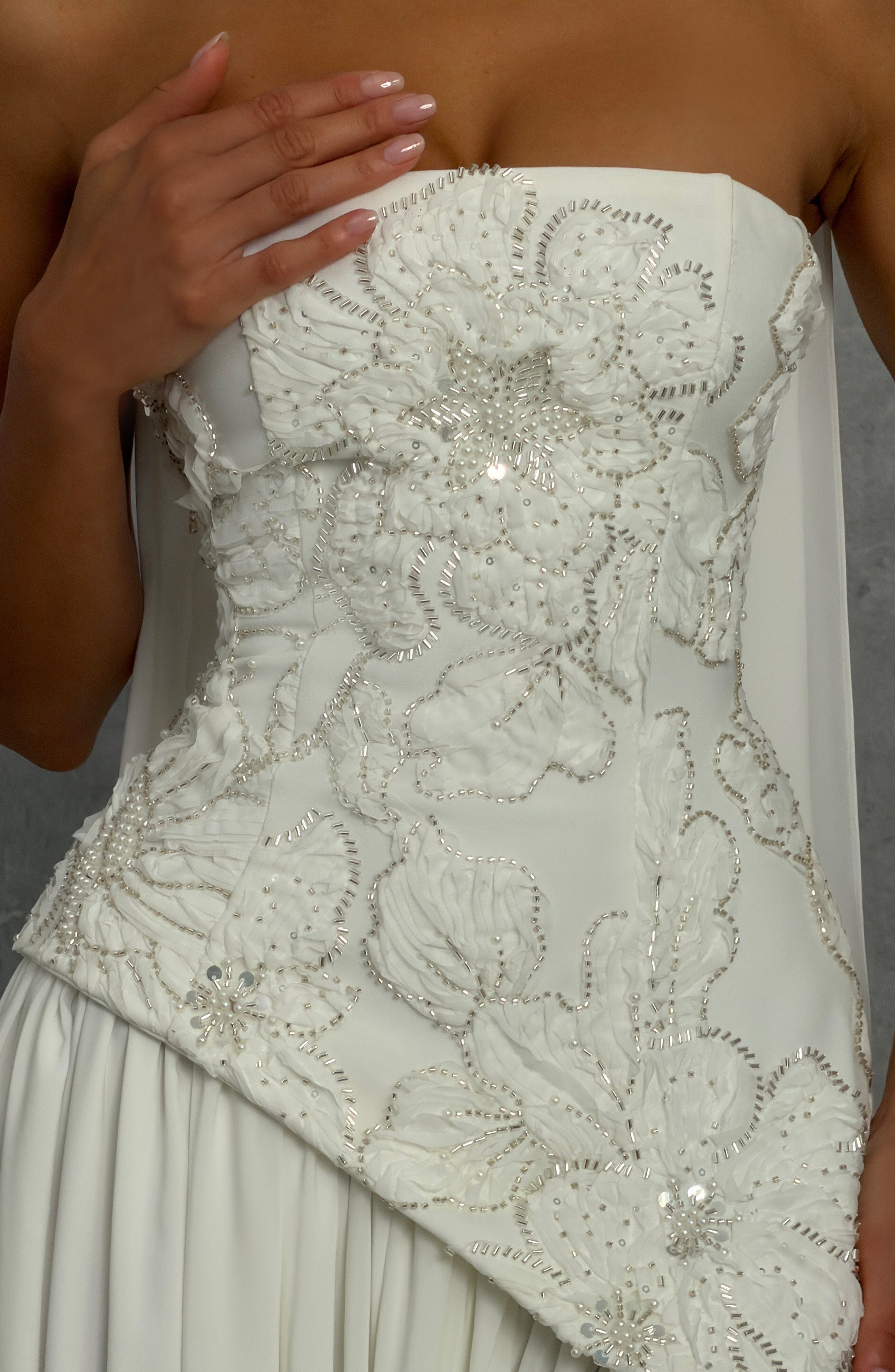 minilena Anneliese Maxi Dress Ivory