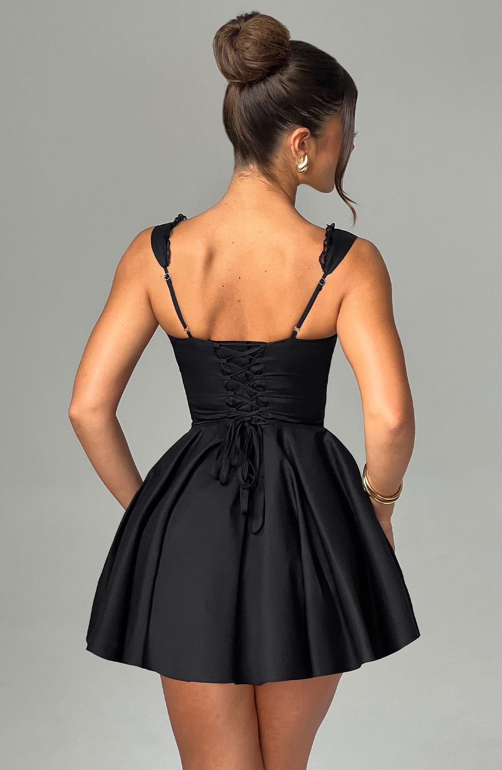 minilena Antonella Mini Dress Black