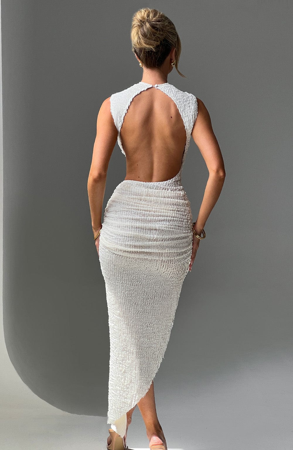 minilena Aphrodite Midi Dress Ivory