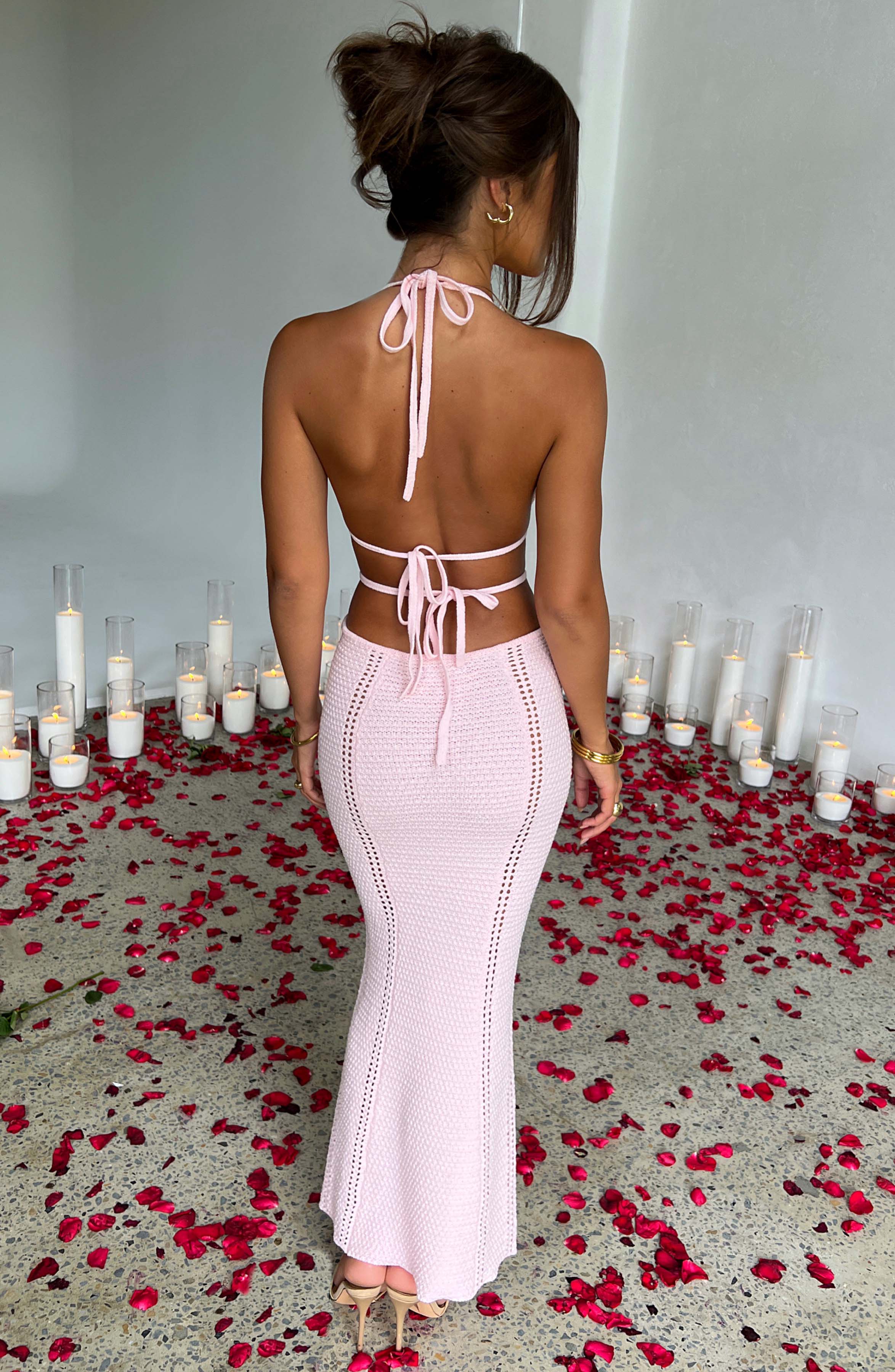 minilena Arabella Maxi Dress Blush