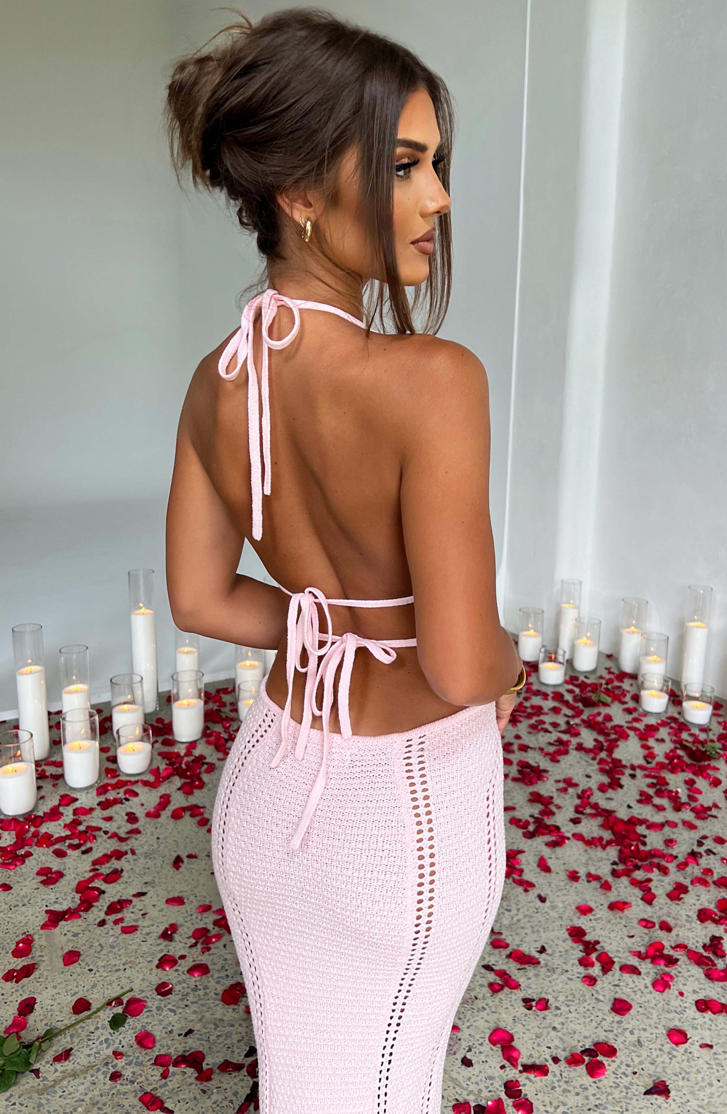 minilena Arabella Maxi Dress Blush