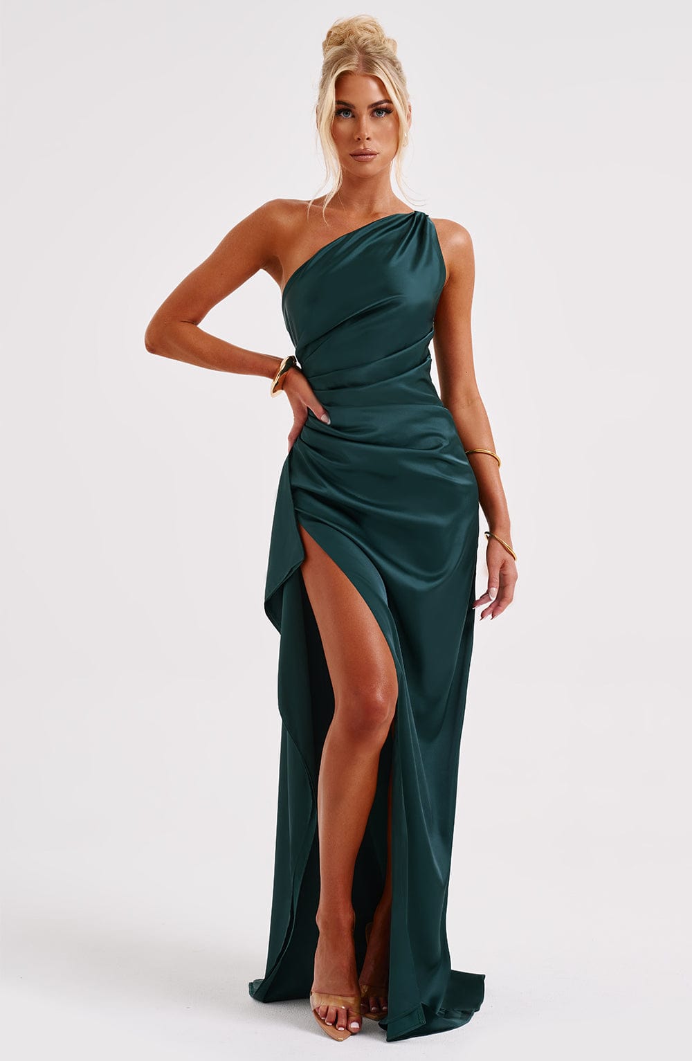 minilena Ariel Maxi Dress Emerald