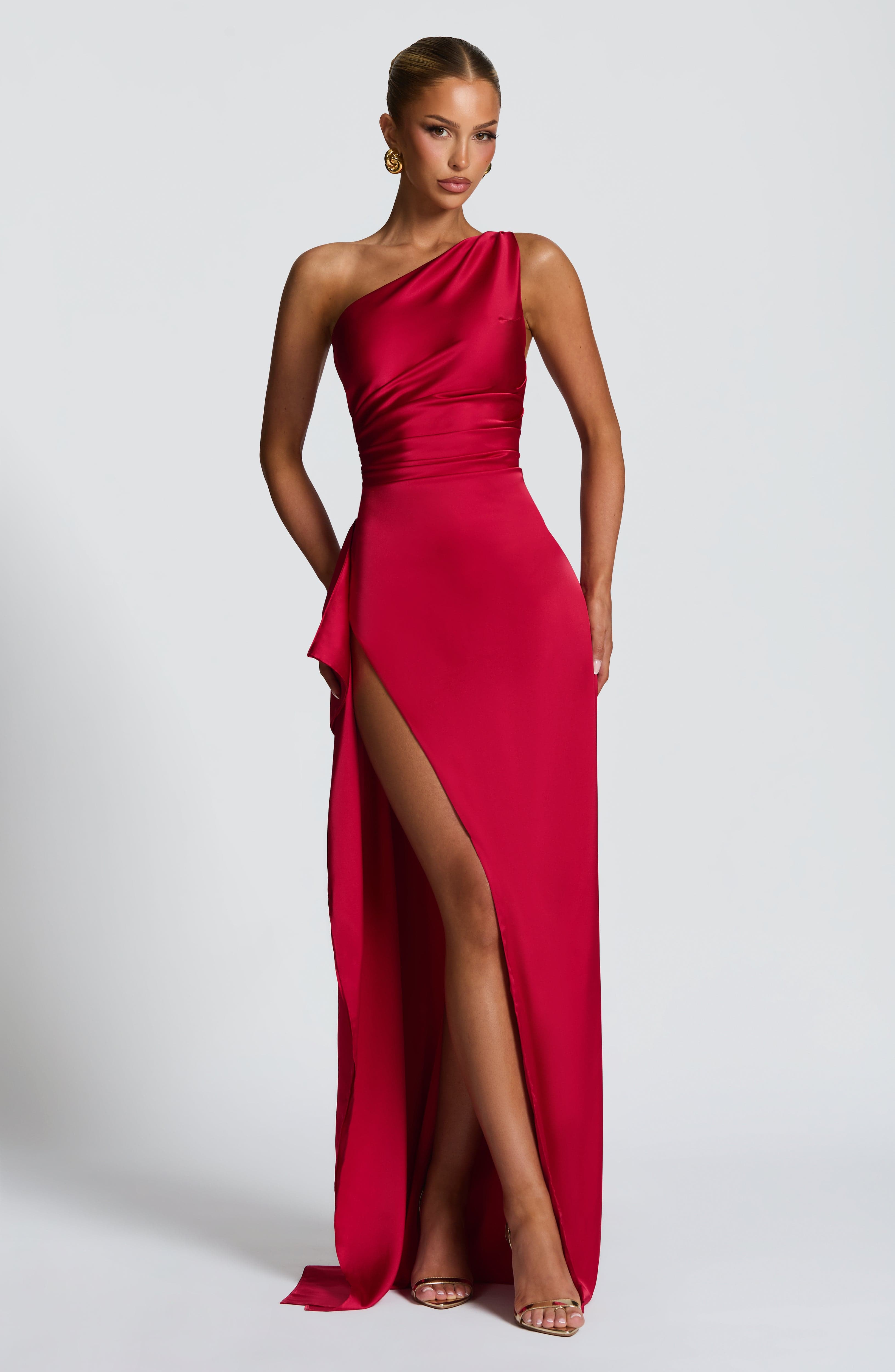 minilena Ariel Maxi Dress Red