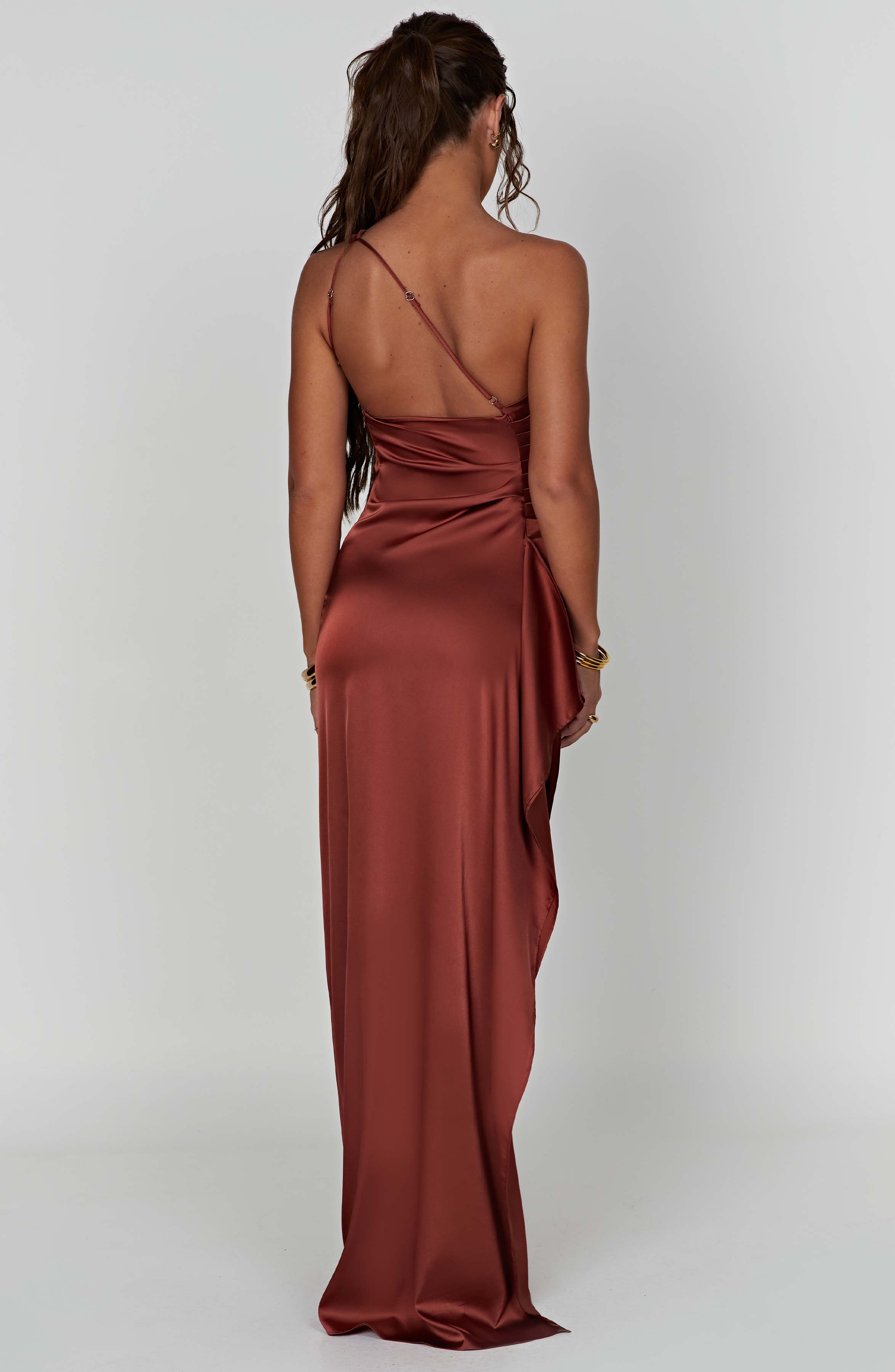 minilena Ariel Maxi Dress Rust