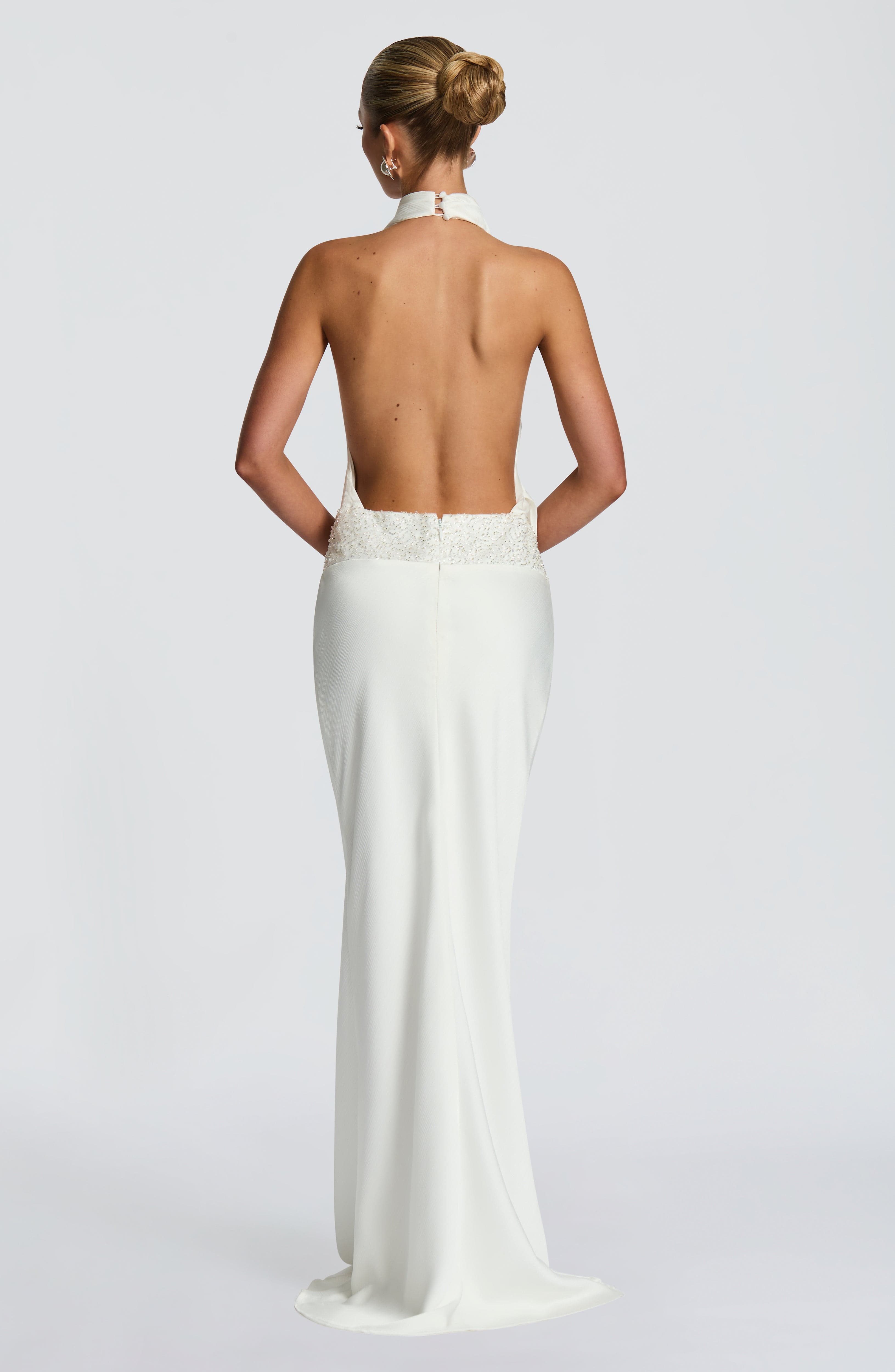 minilena Armelle Maxi Dress Ivory