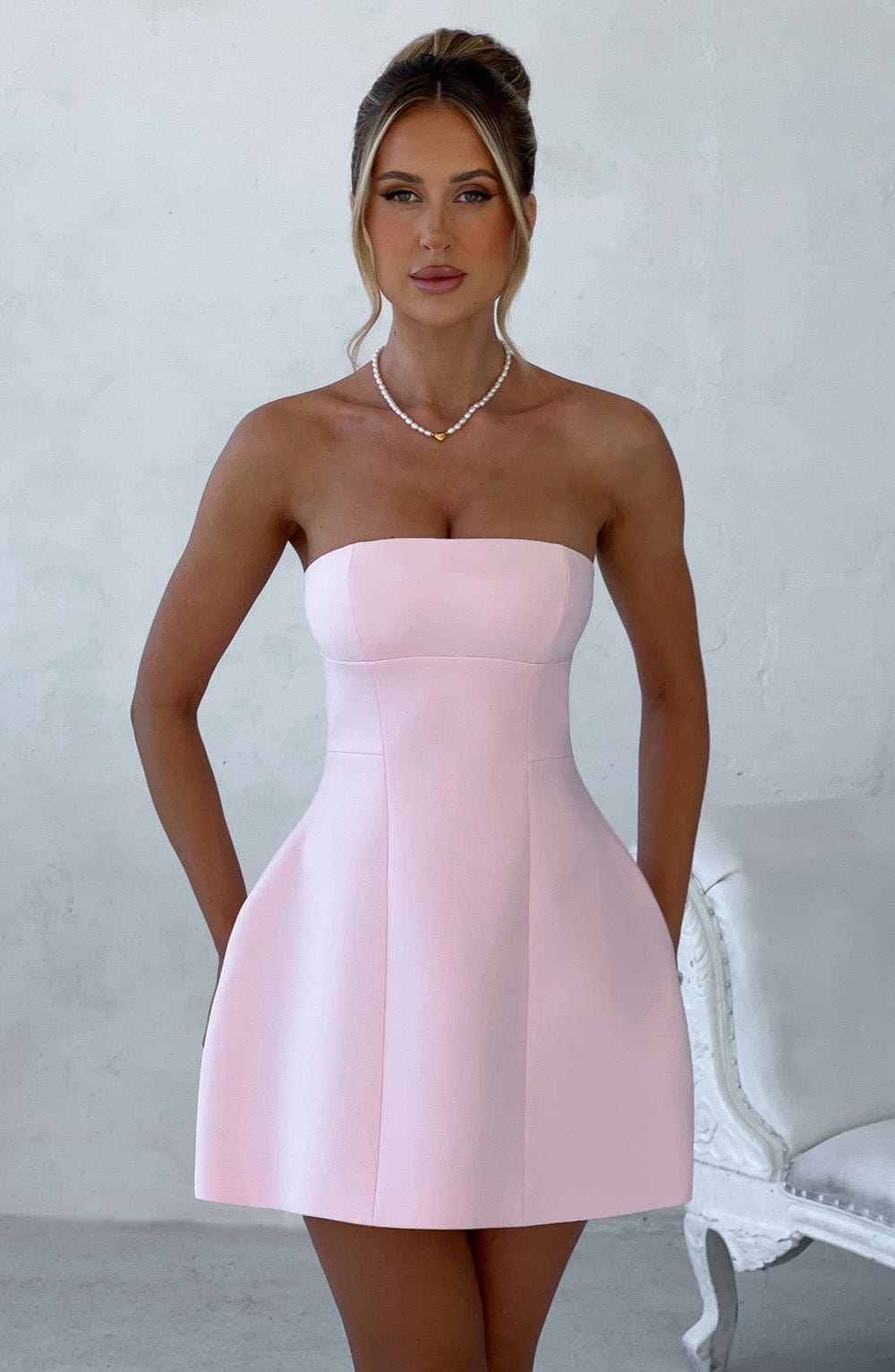 minilena Asha Mini Dress Blush