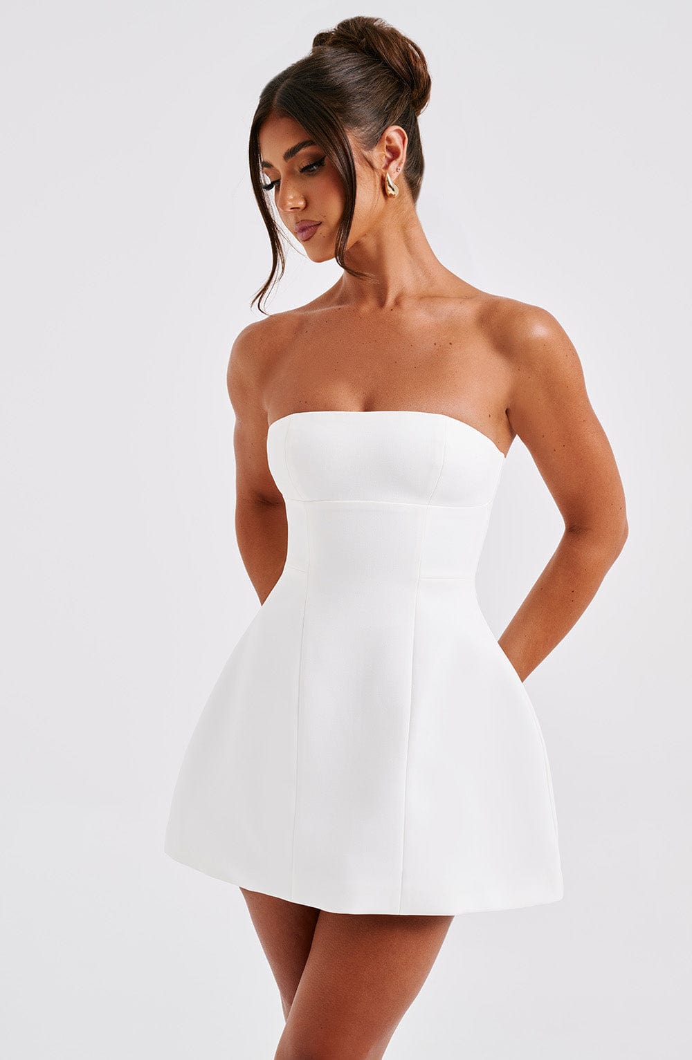 minilena Asha Mini Dress Ivory
