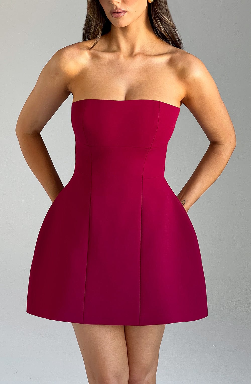 minilena Asha Mini Dress Wine