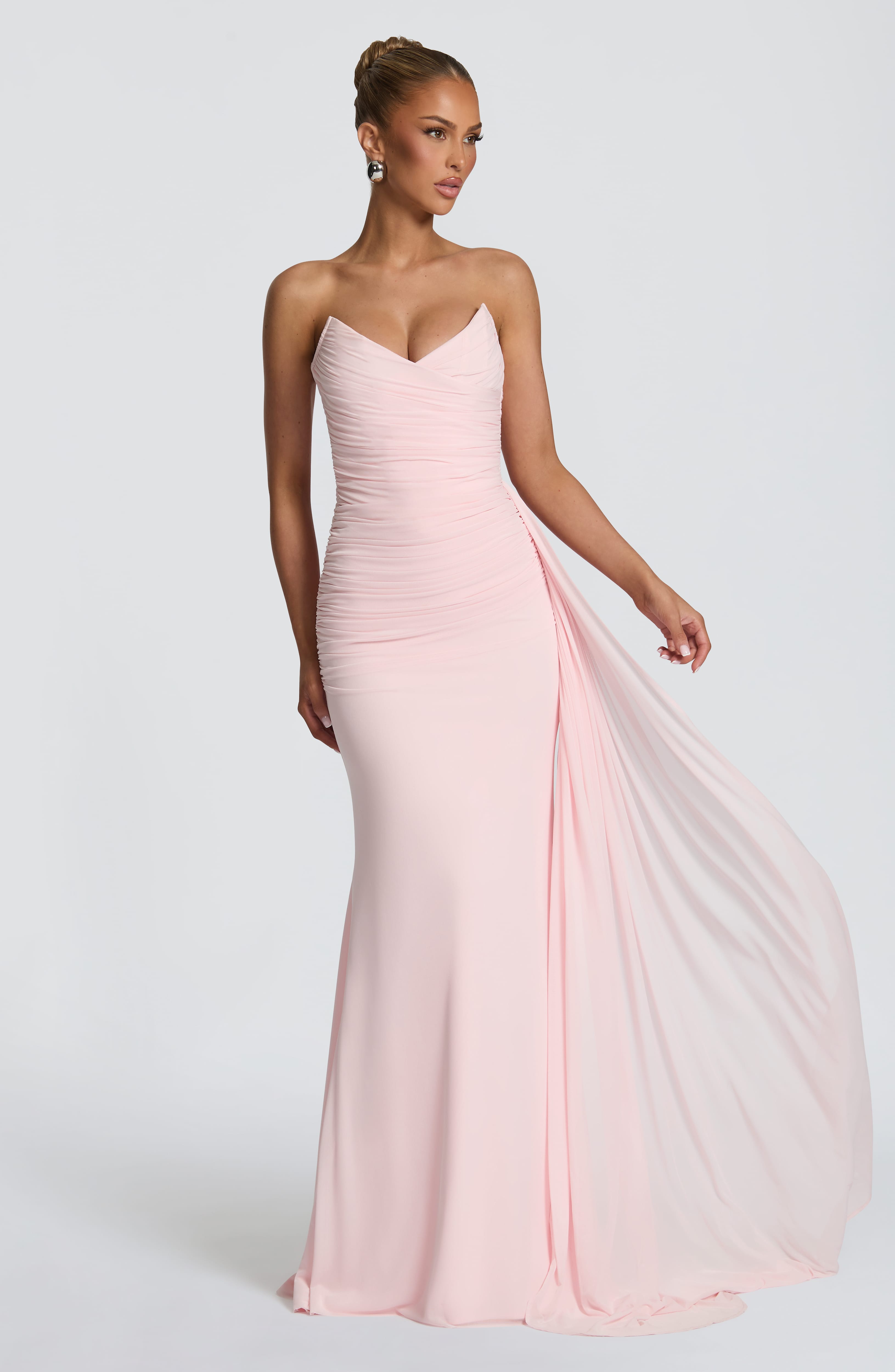 minilena Ashika Maxi Dress Blush