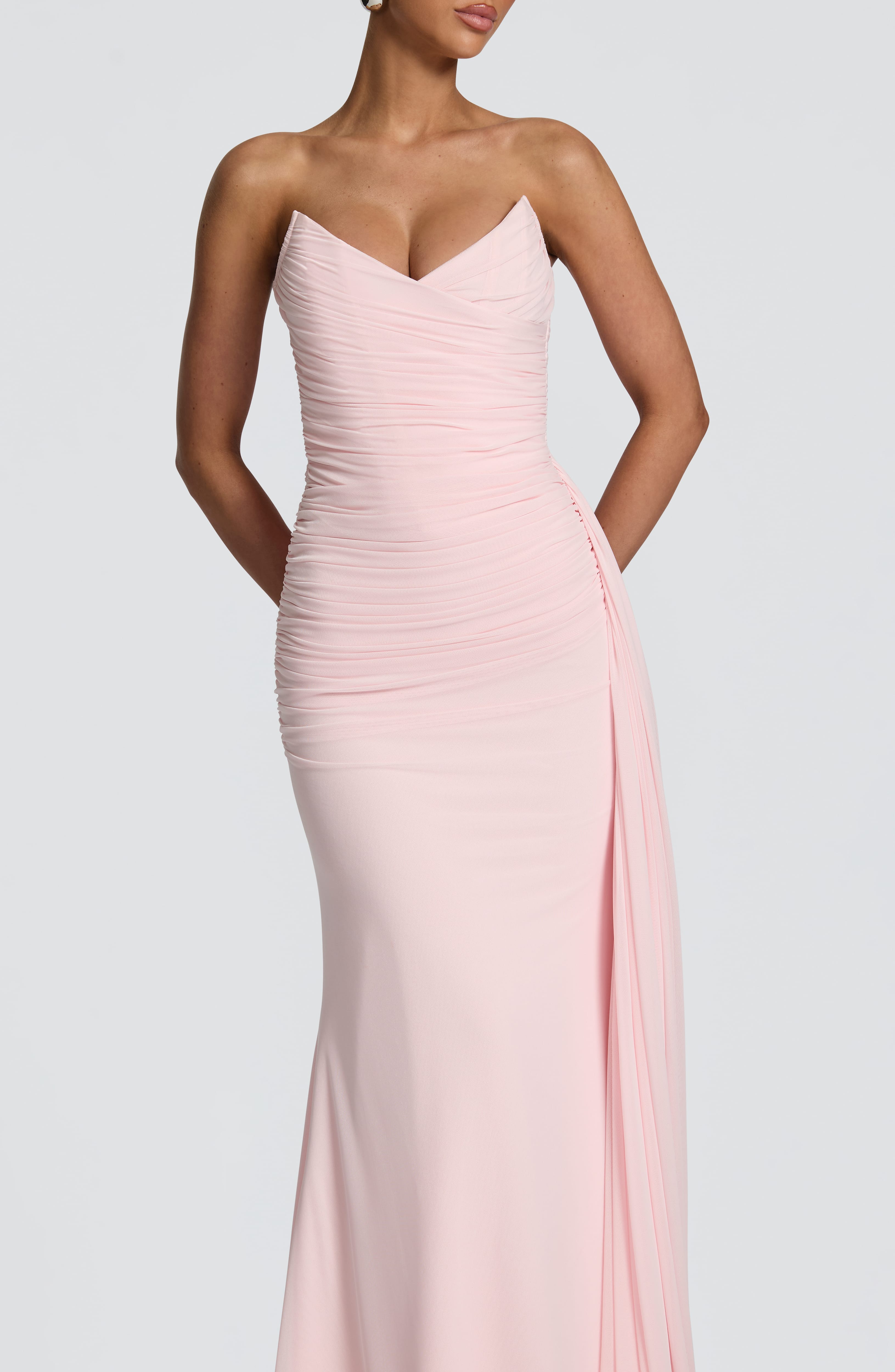 minilena Ashika Maxi Dress Blush