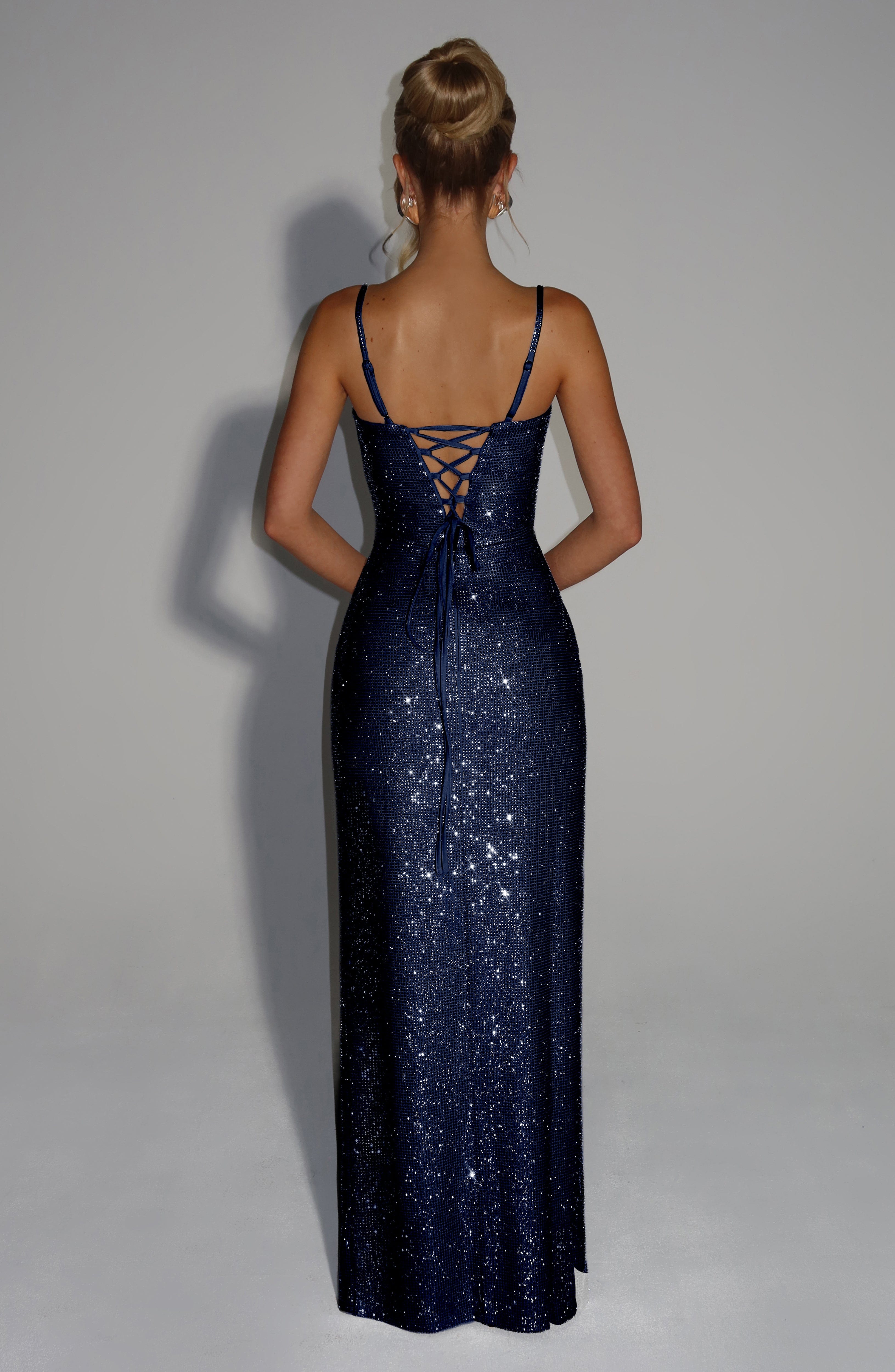minilena Ashton Maxi Dress Navy