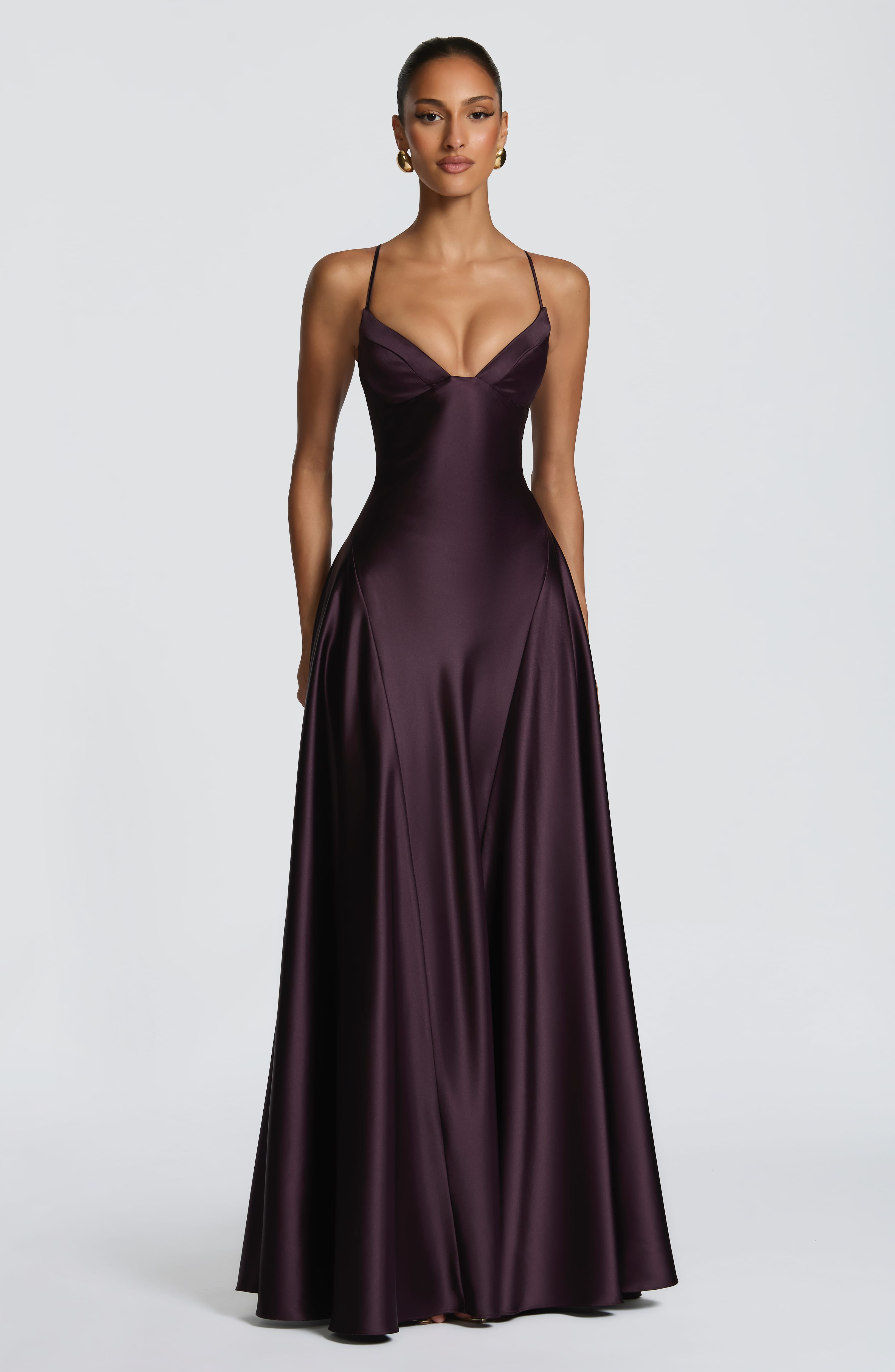 minilena Asterin Maxi Dress Plum