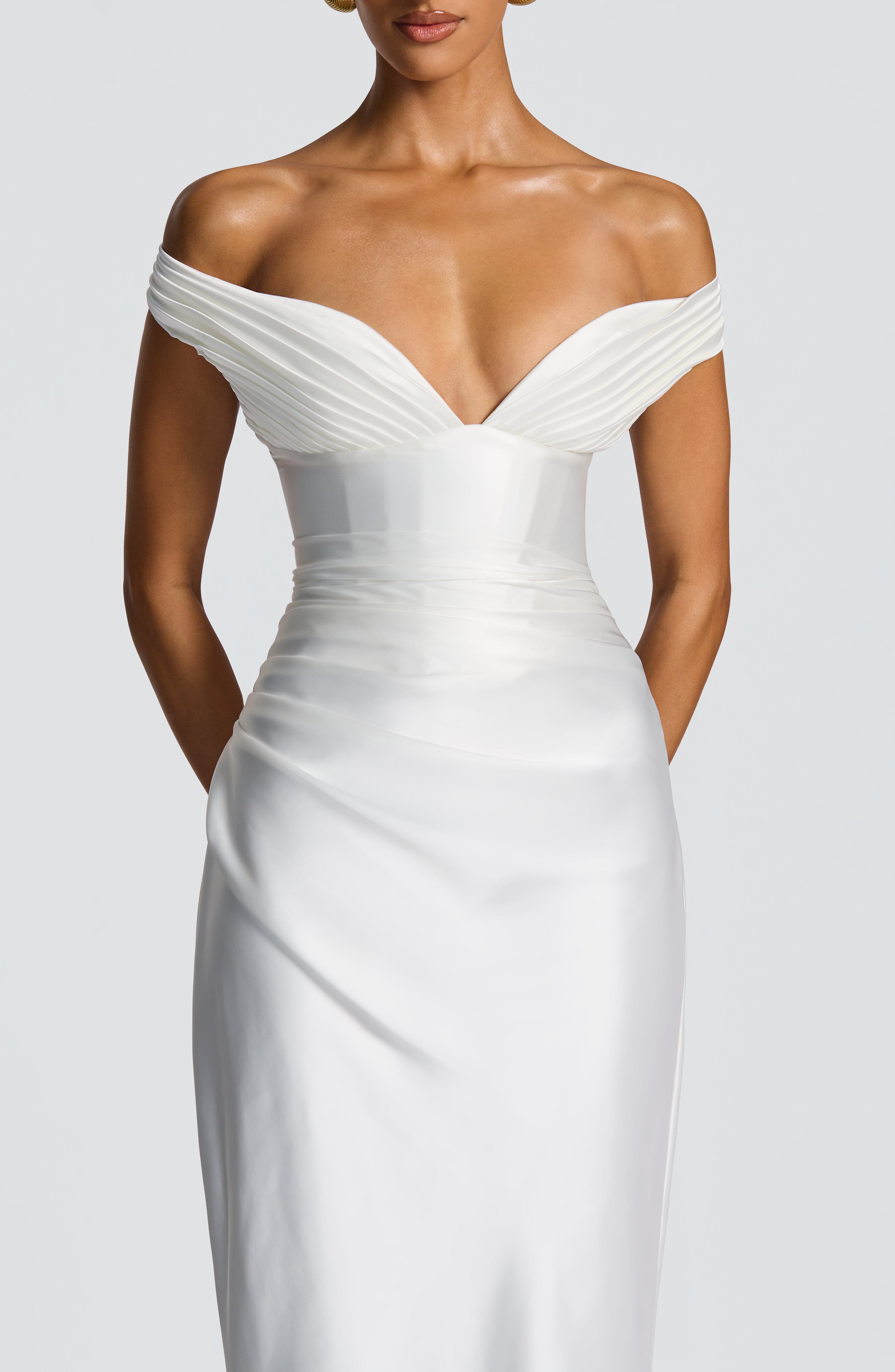 minilena Aurelia Maxi Dress Ivory