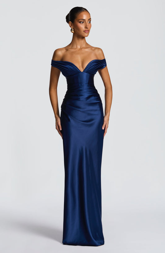 minilena Aurelia Maxi Dress Navy