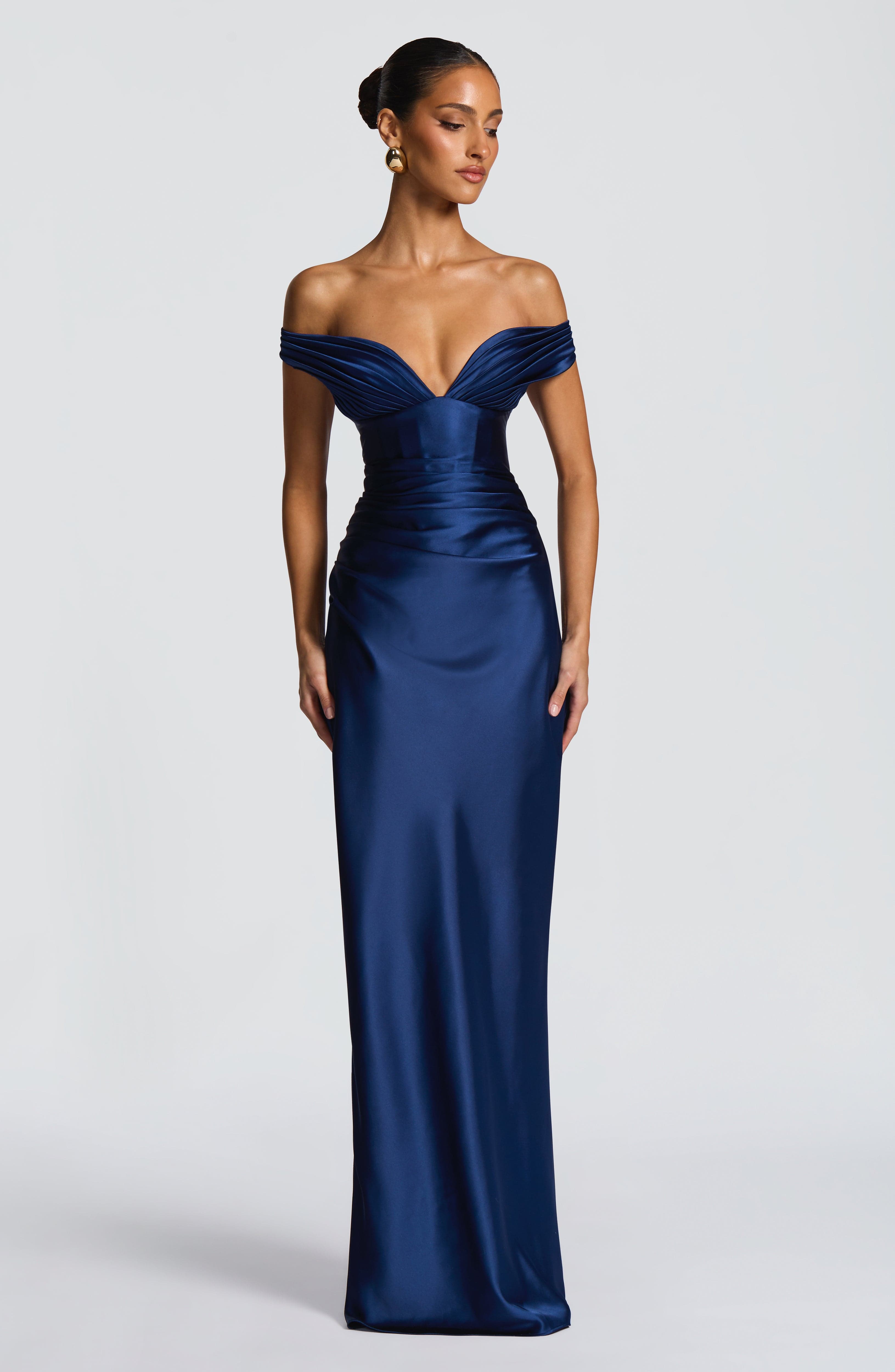 minilena Aurelia Maxi Dress Navy
