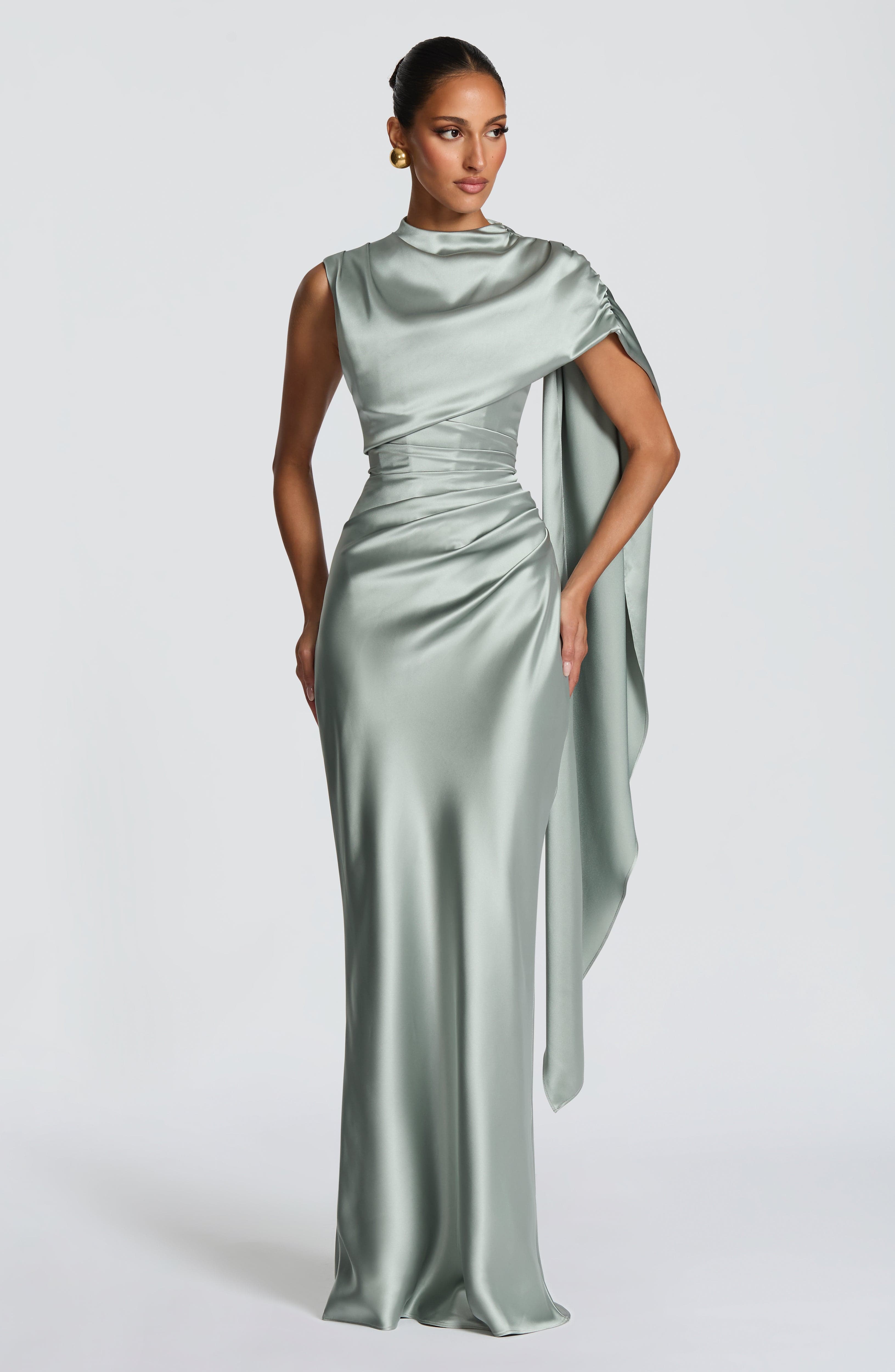minilena Avendra Maxi Dress Sage