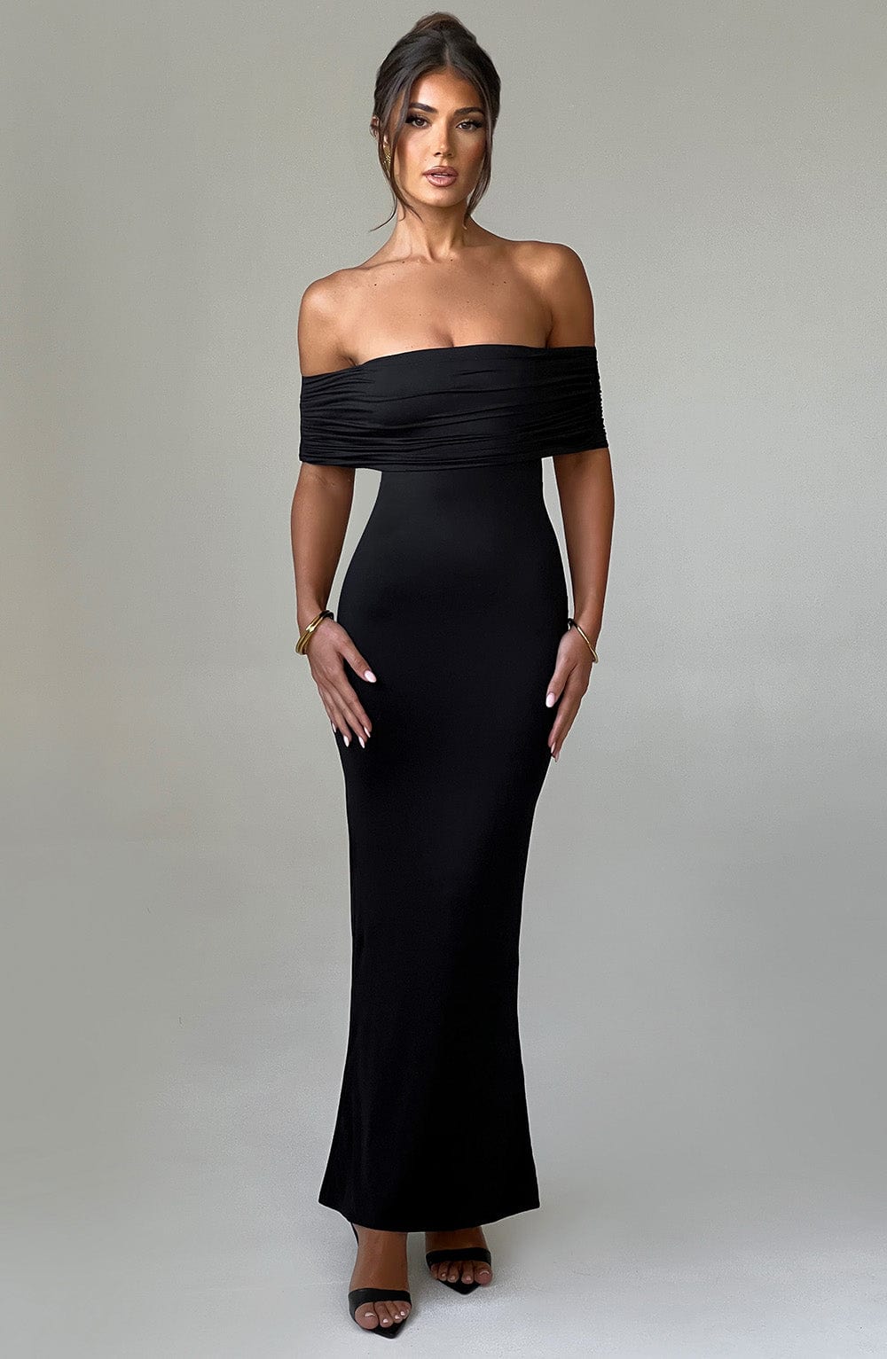 minilena Belinda Maxi Dress Black
