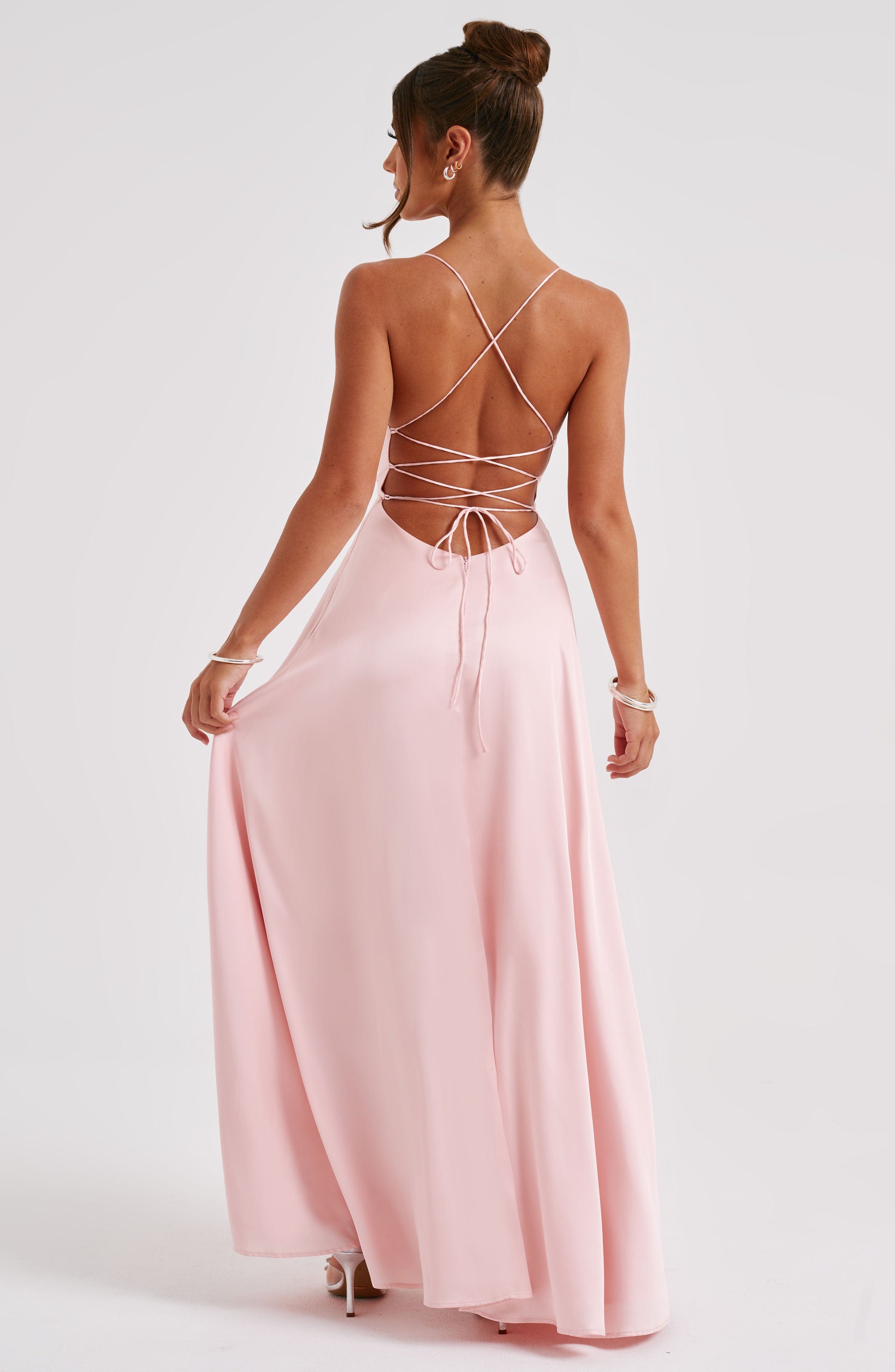 minilena Bethany Maxi Dress Blush