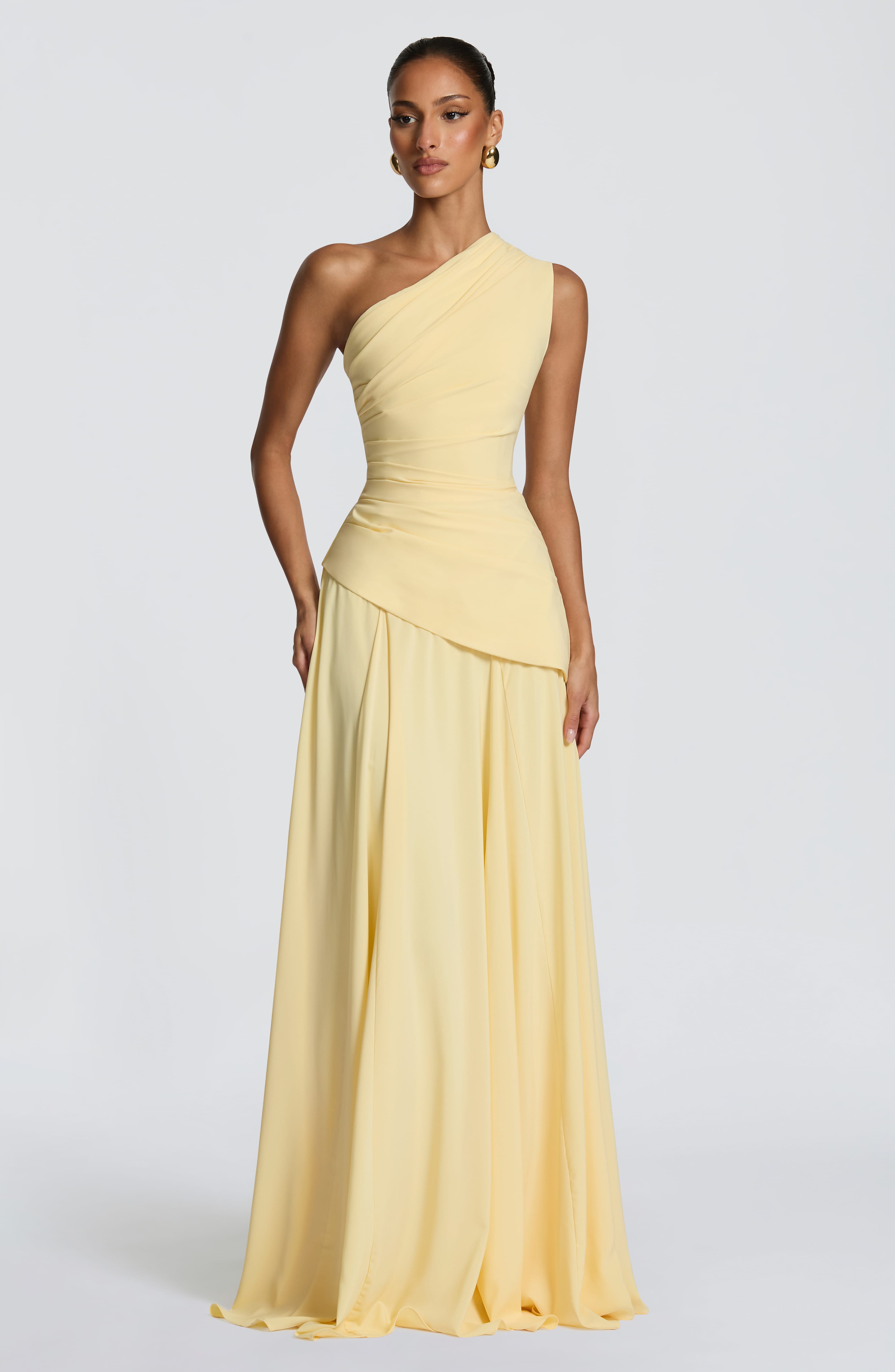 minilena Bianca Maxi Dress Lemon