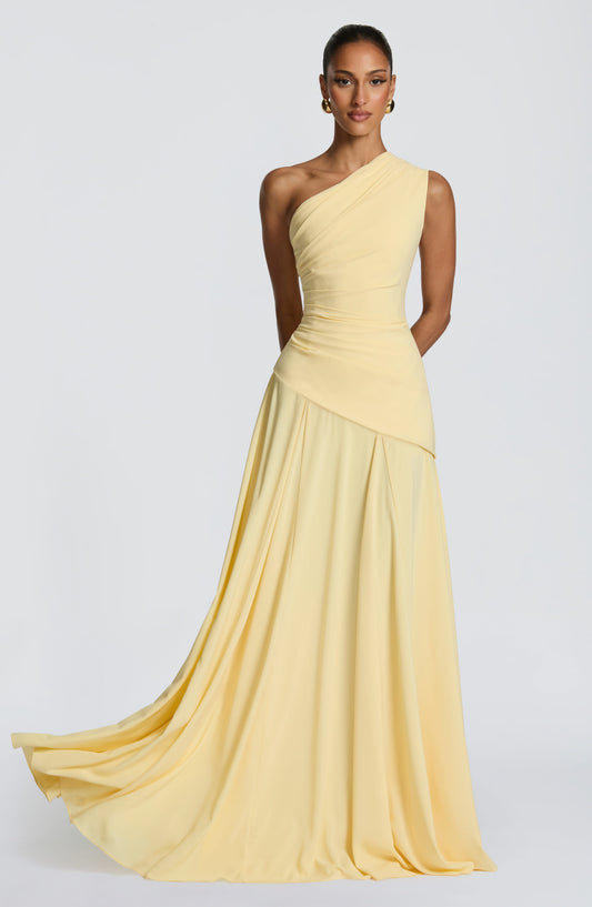 minilena Bianca Maxi Dress Lemon