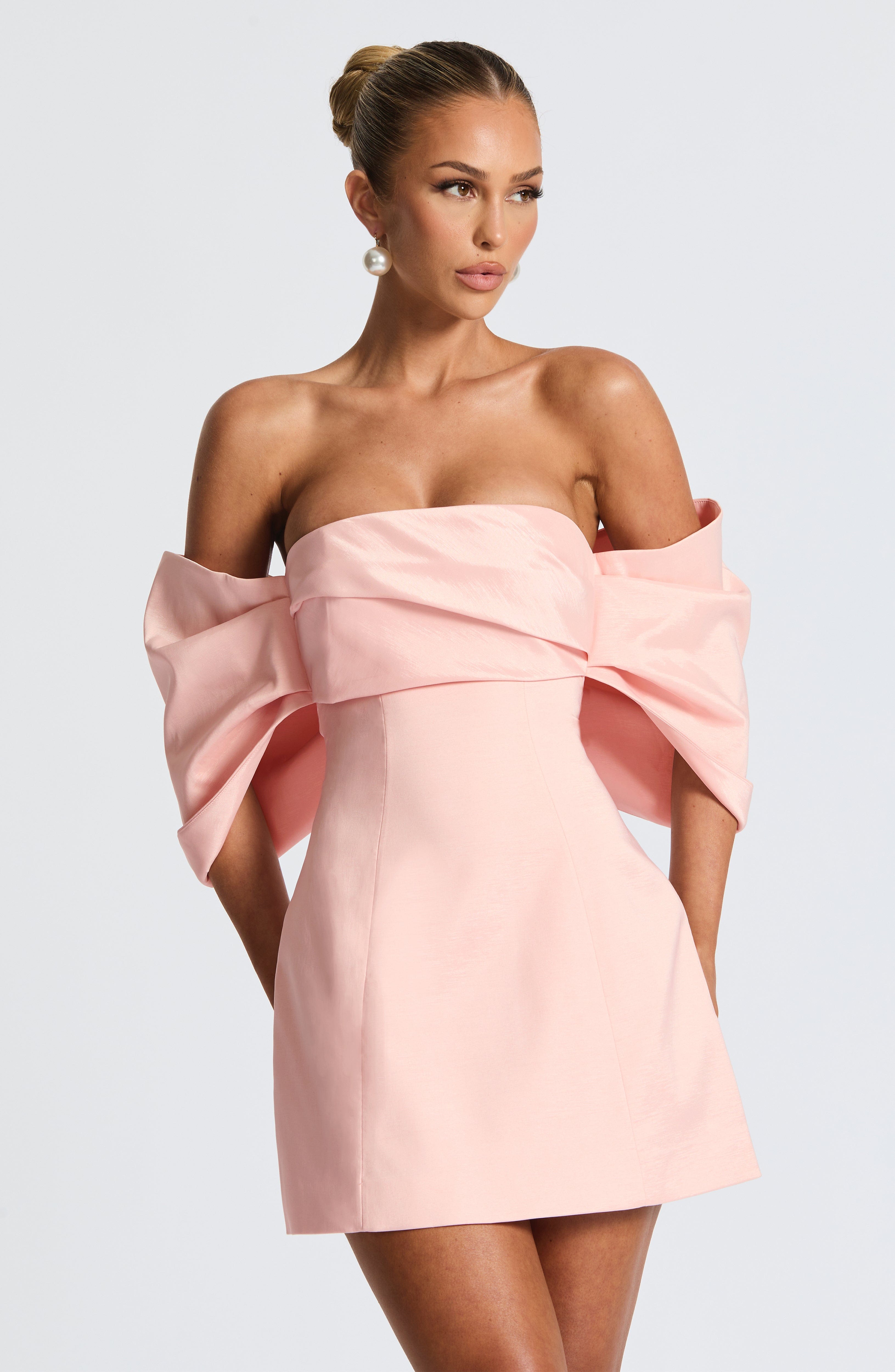 minilena Briella Mini Dress Blush