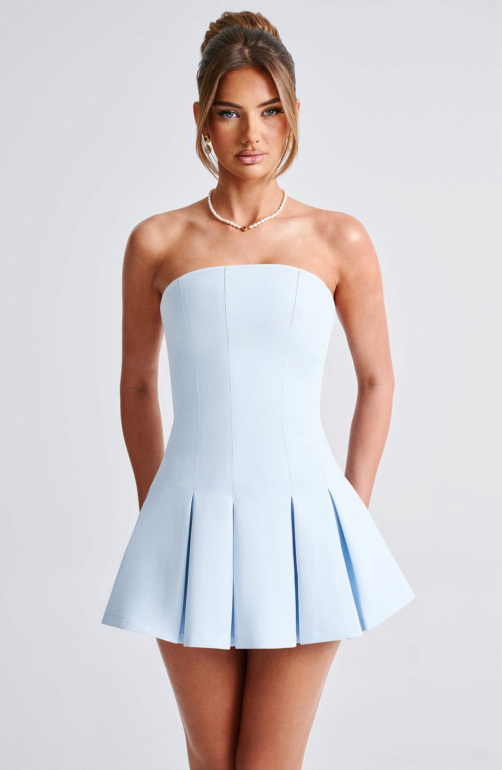 minilena Bryony Mini Dress Blue