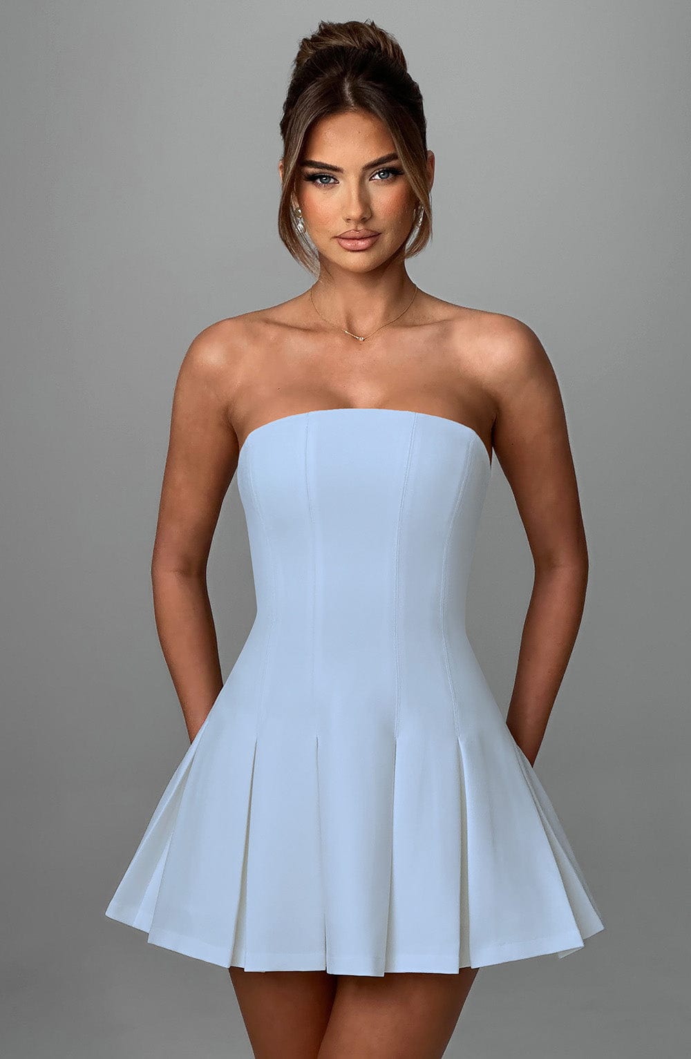 minilena Bryony Mini Dress Blue