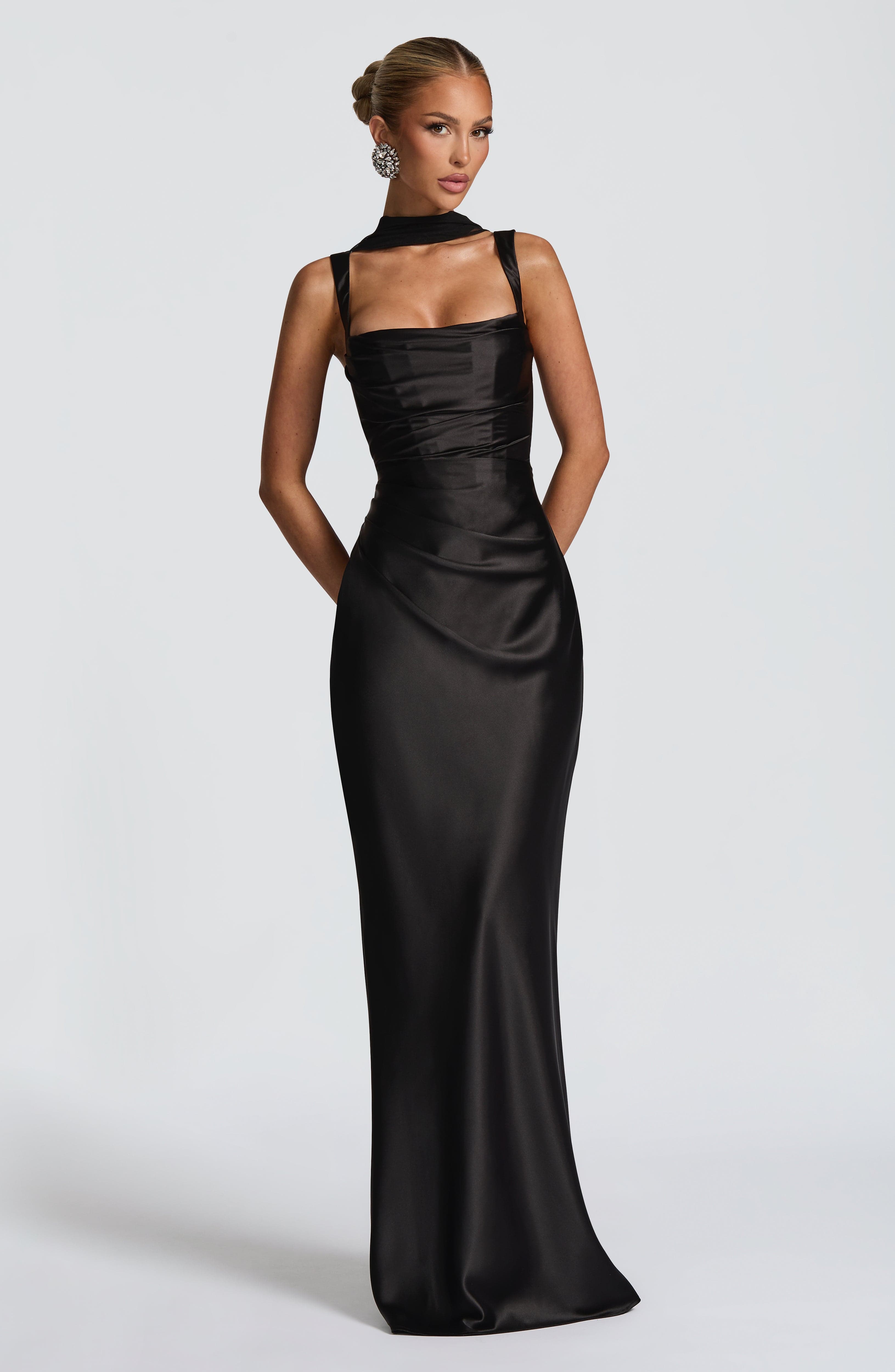 minilena Calanthe Maxi Dress Black