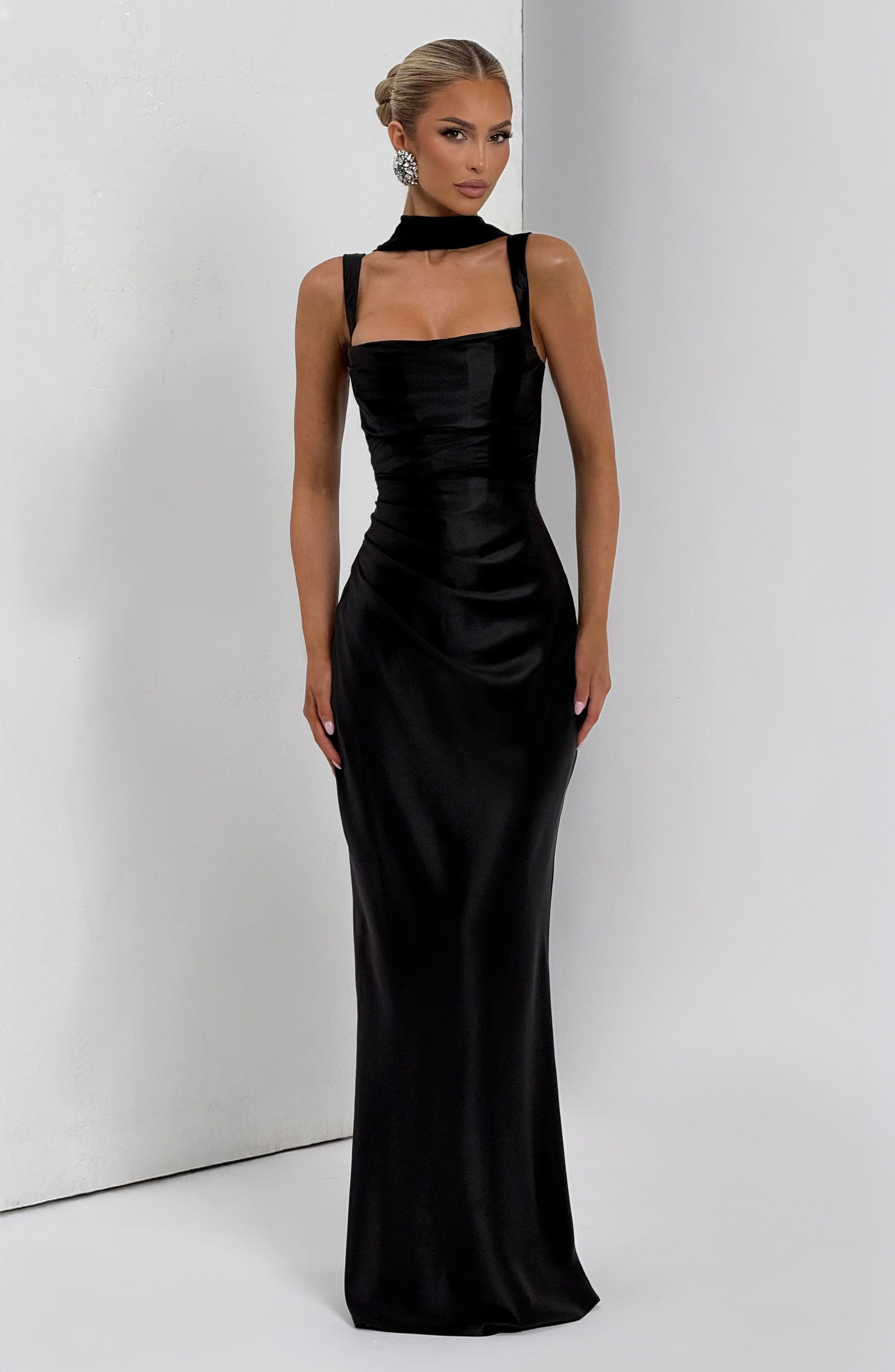 minilena Calanthe Maxi Dress Black
