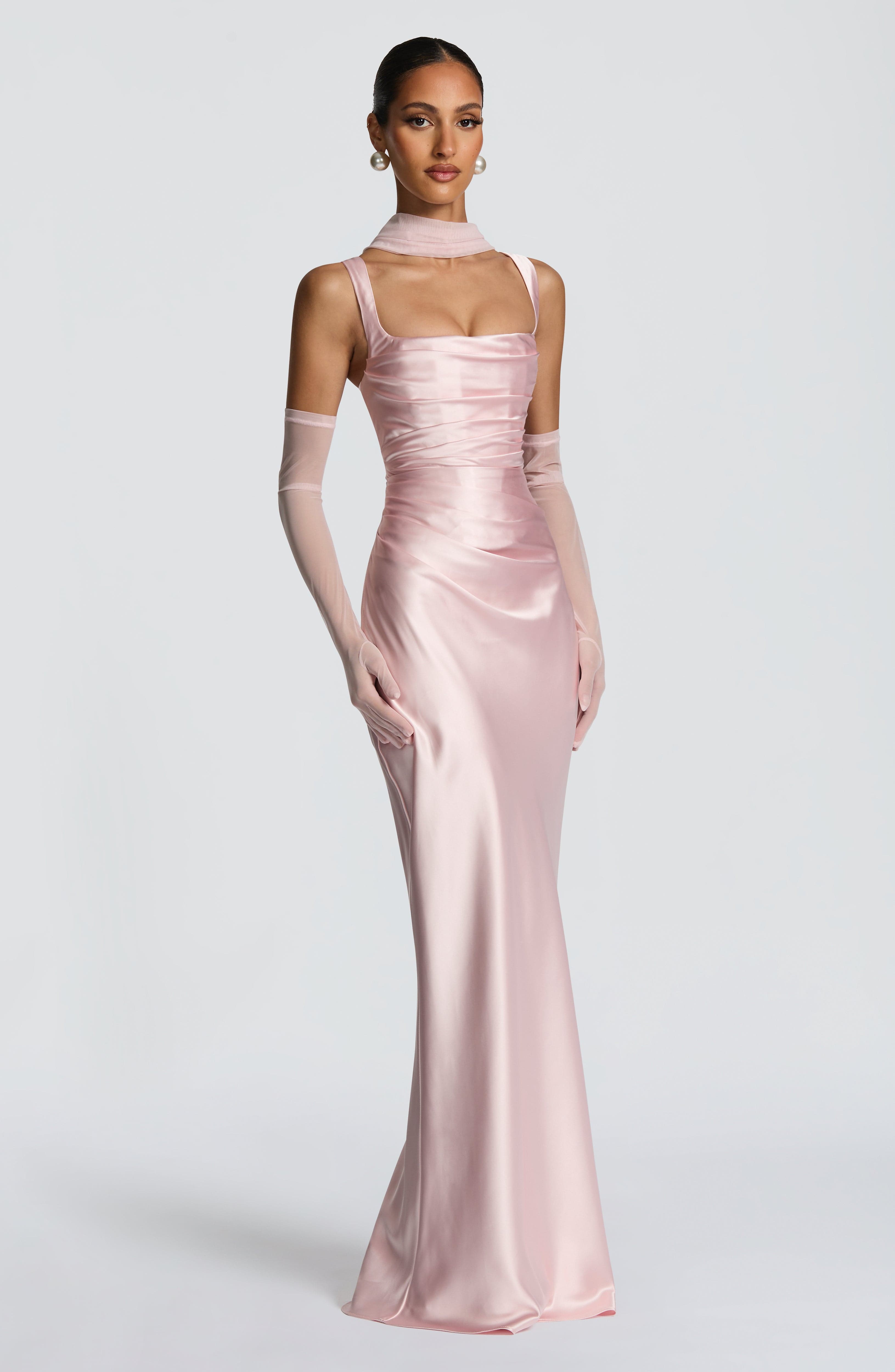 minilena Calanthe Maxi Dress Blush