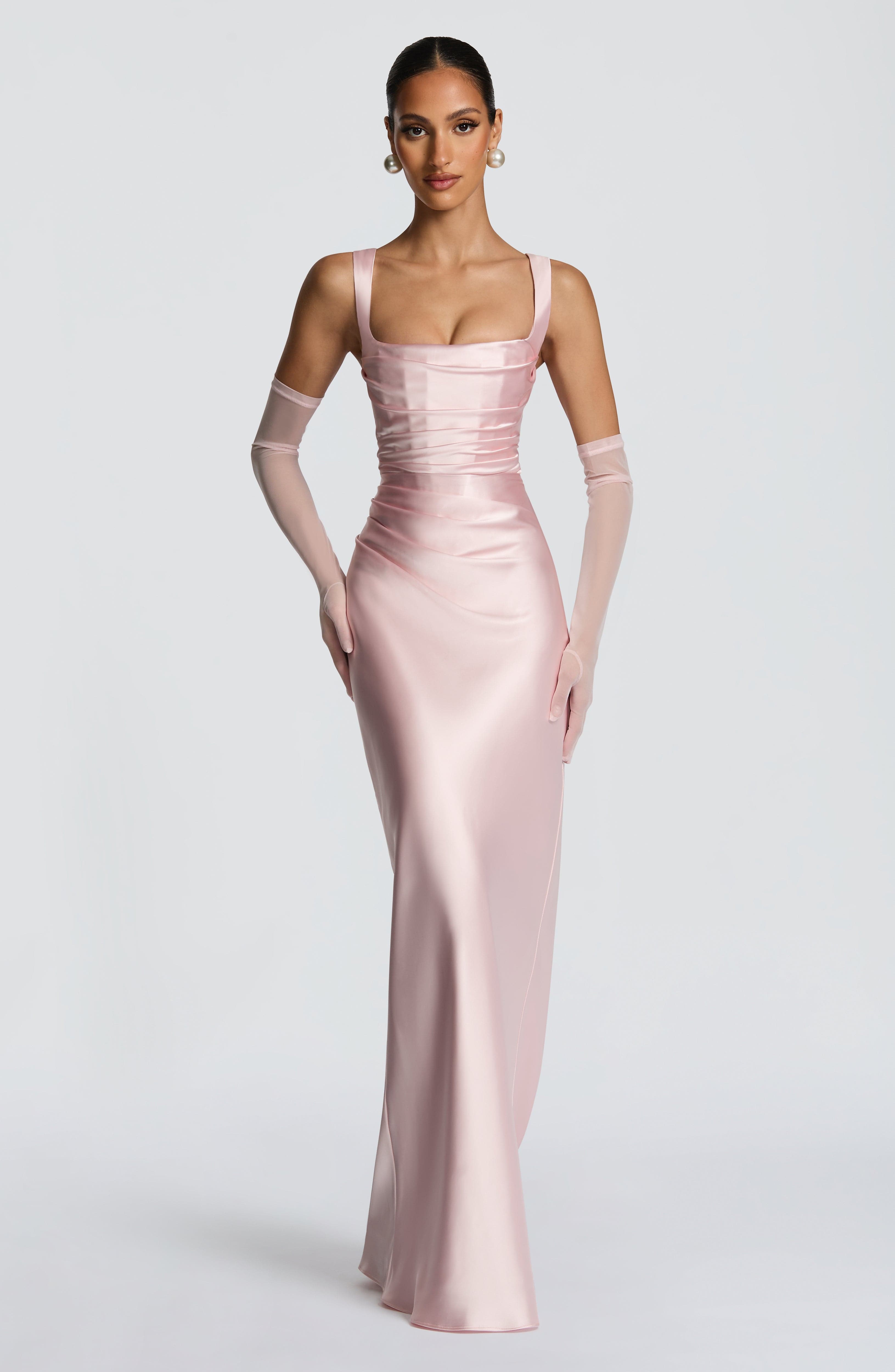 minilena Calanthe Maxi Dress Blush