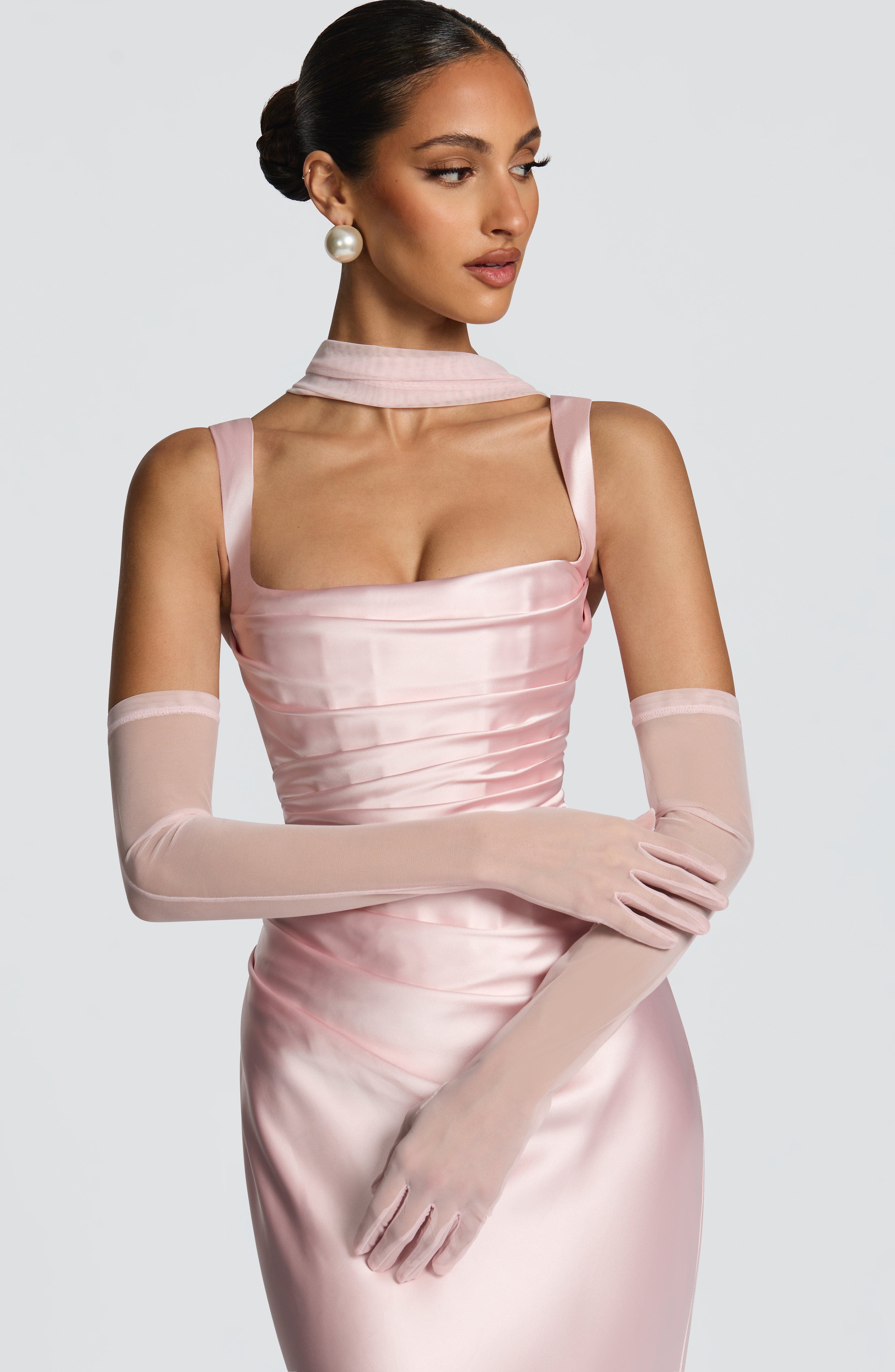 minilena Calanthe Maxi Dress Blush