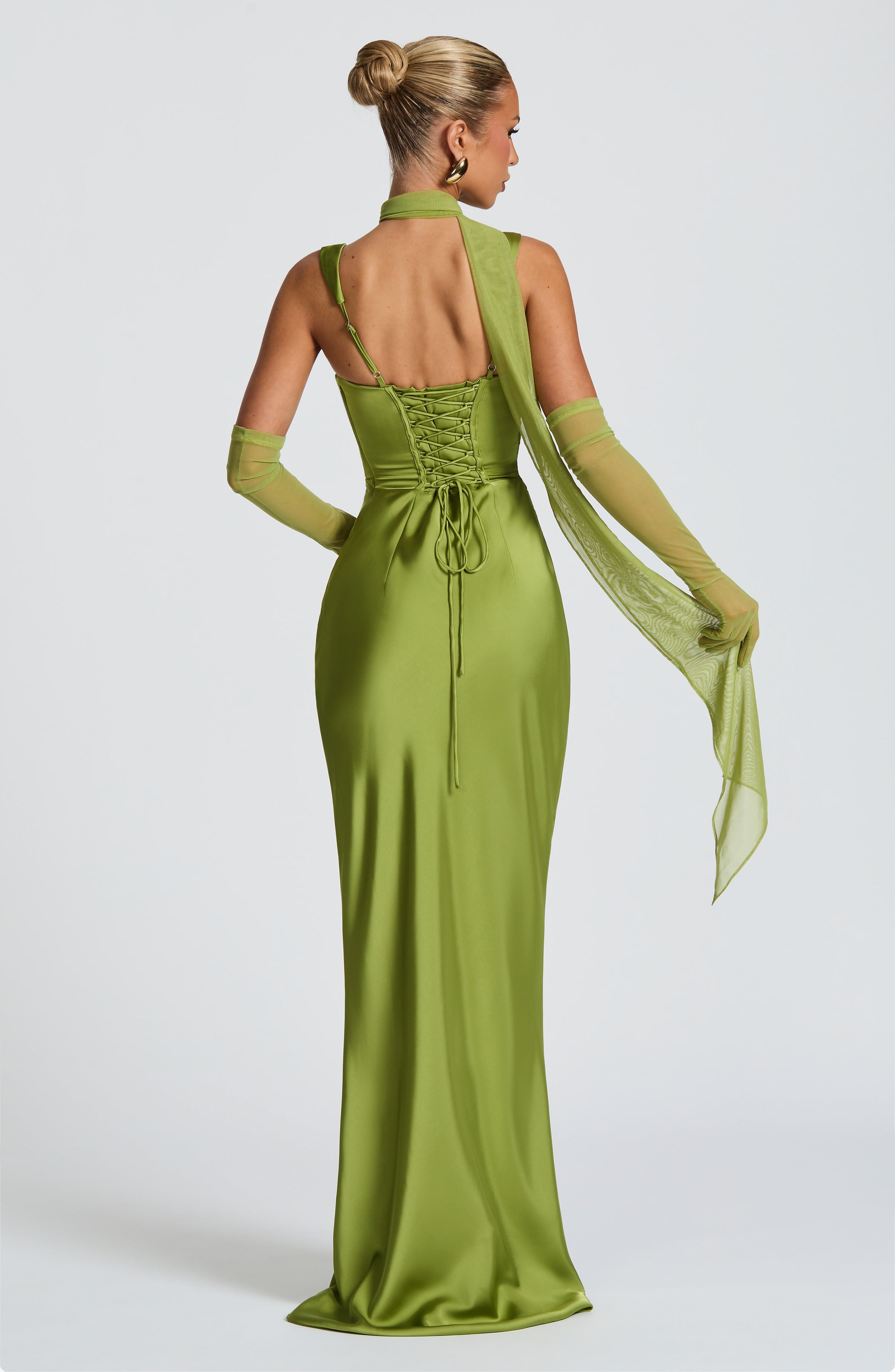 minilena Calanthe Maxi Dress Olive