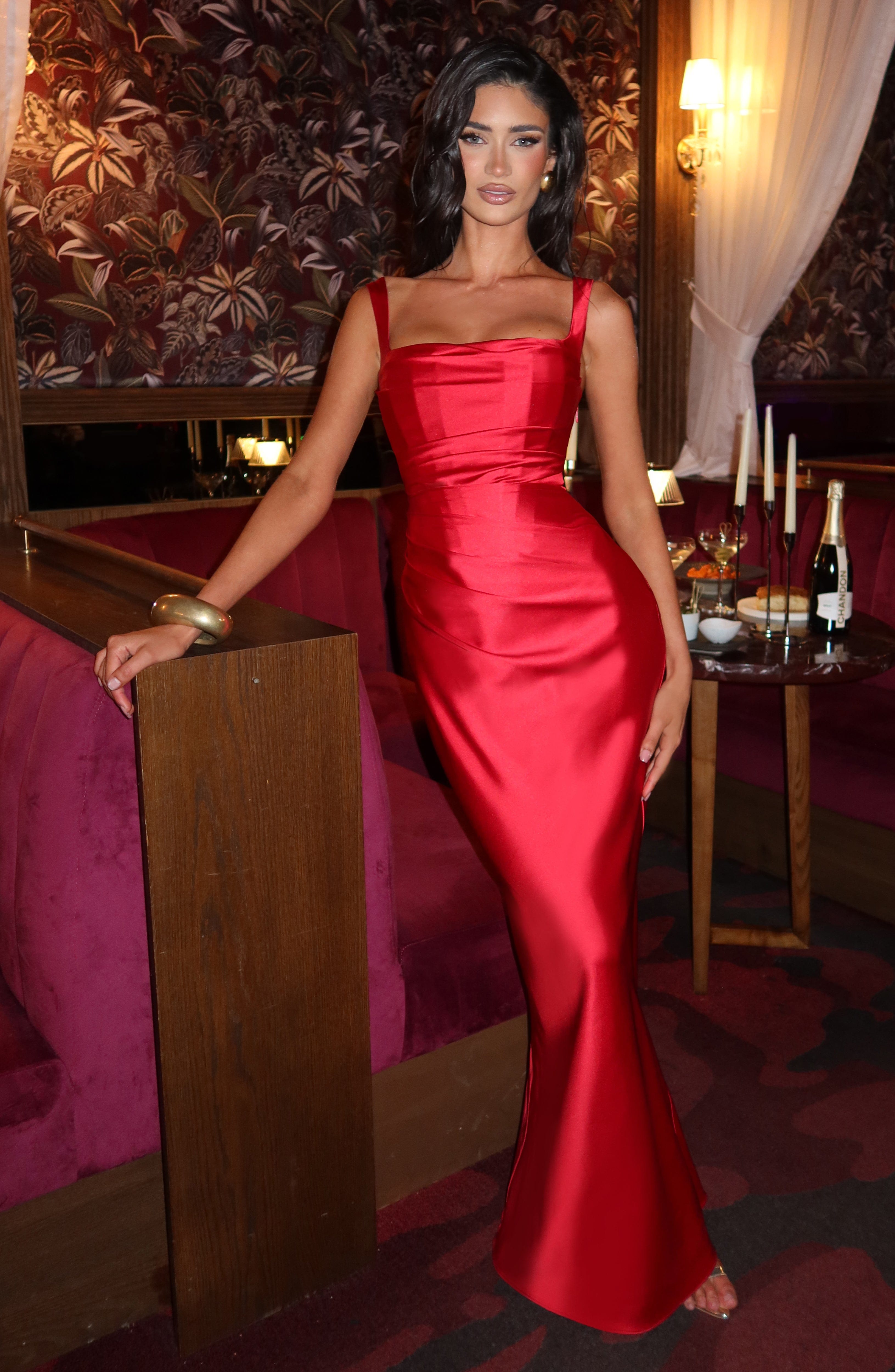 minilena Calanthe Maxi Dress Red
