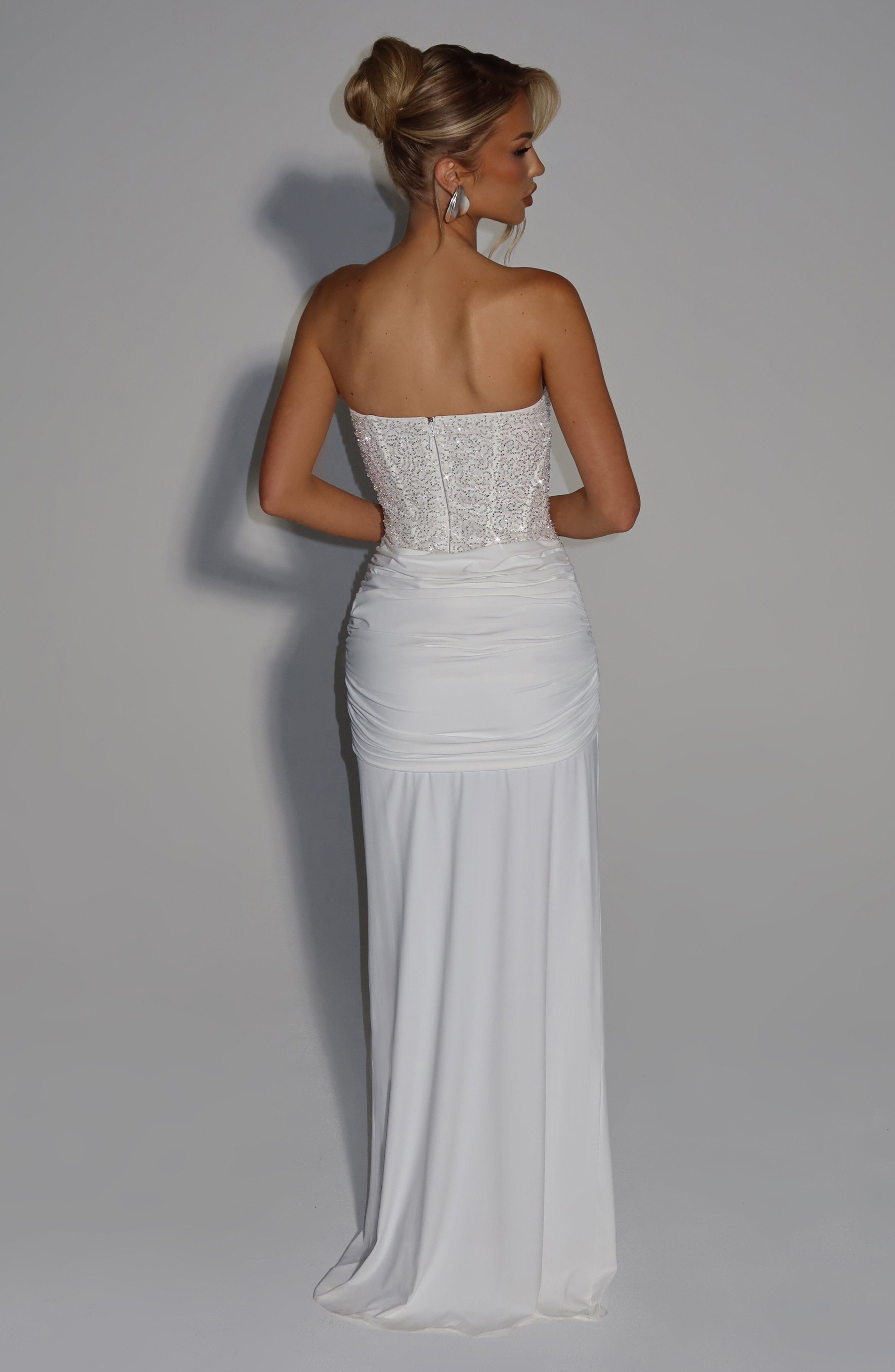 minilena Carina Maxi Dress Ivory
