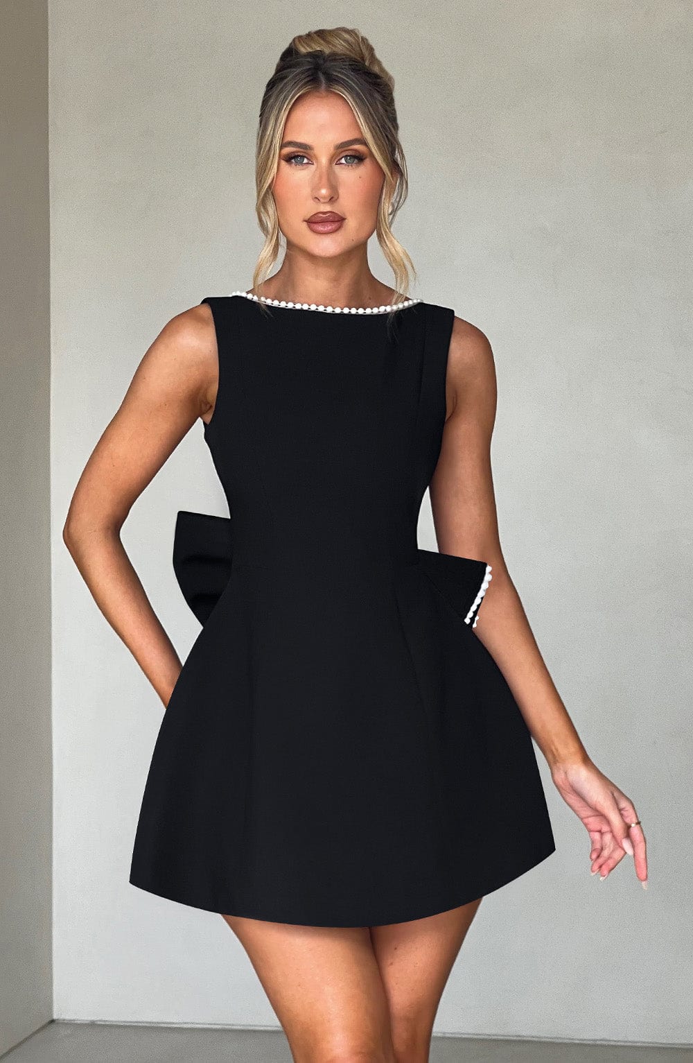minilena Carrie Mini Dress Black