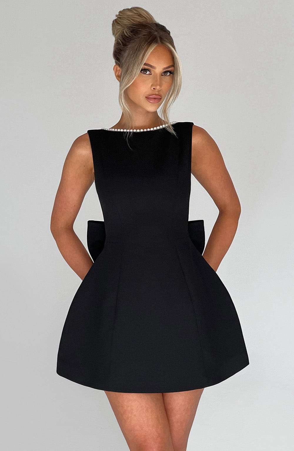 minilena Carrie Mini Dress Black