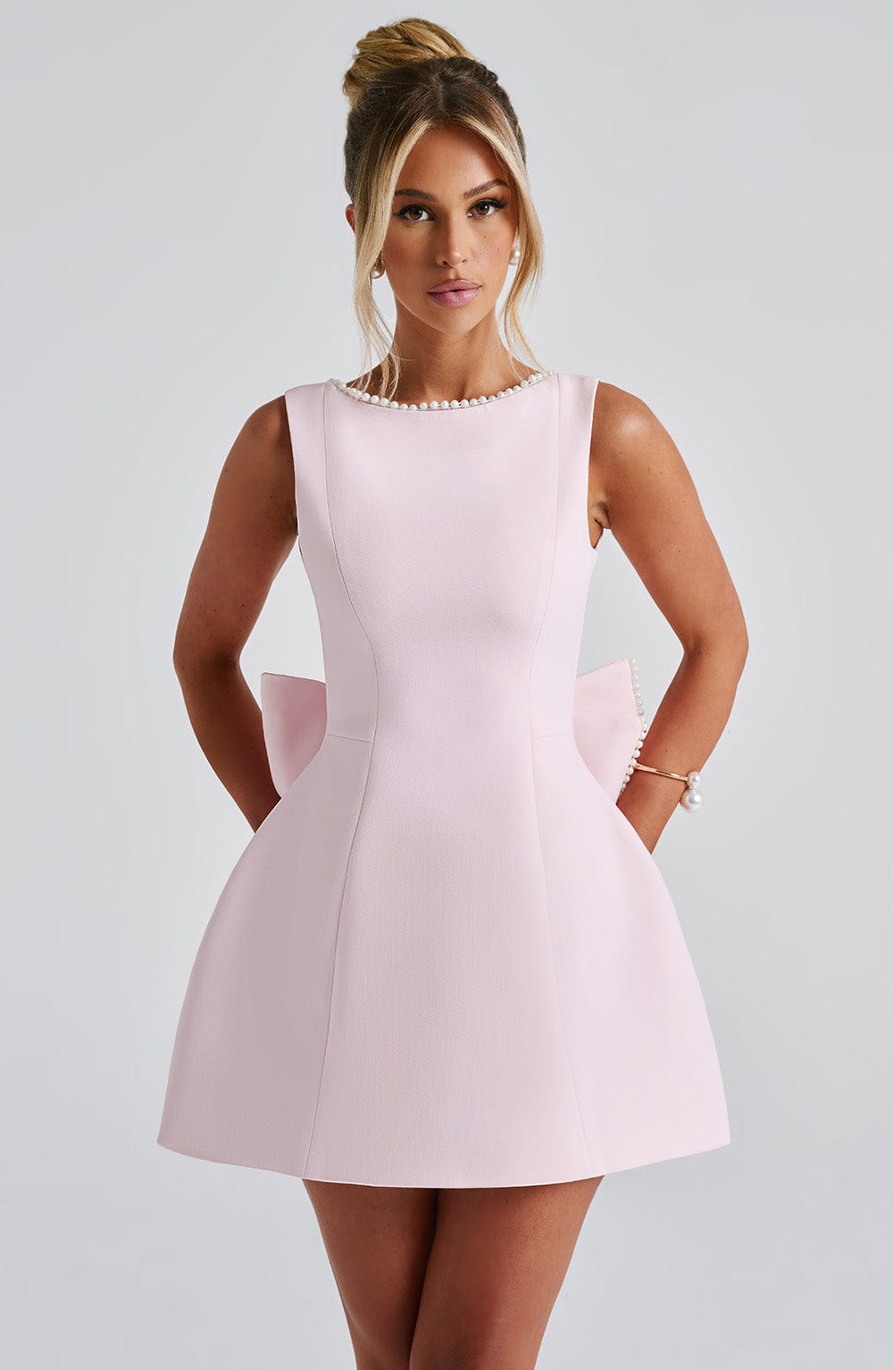 minilena Carrie Mini Dress Blush
